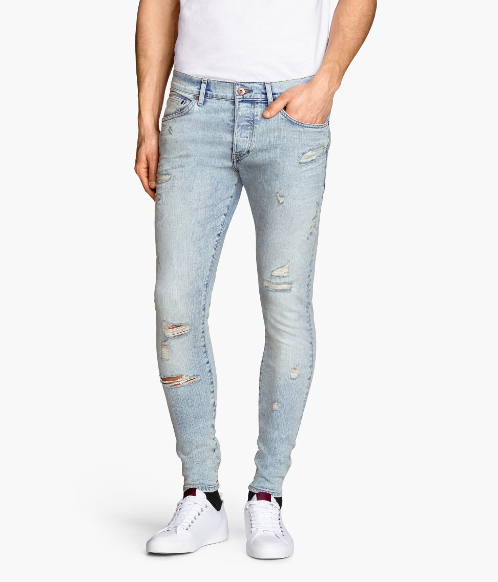 Blau 3XL Rabatt 73 % HERREN Jeans NO STYLE H&M Jegging & Skinny & Slim 