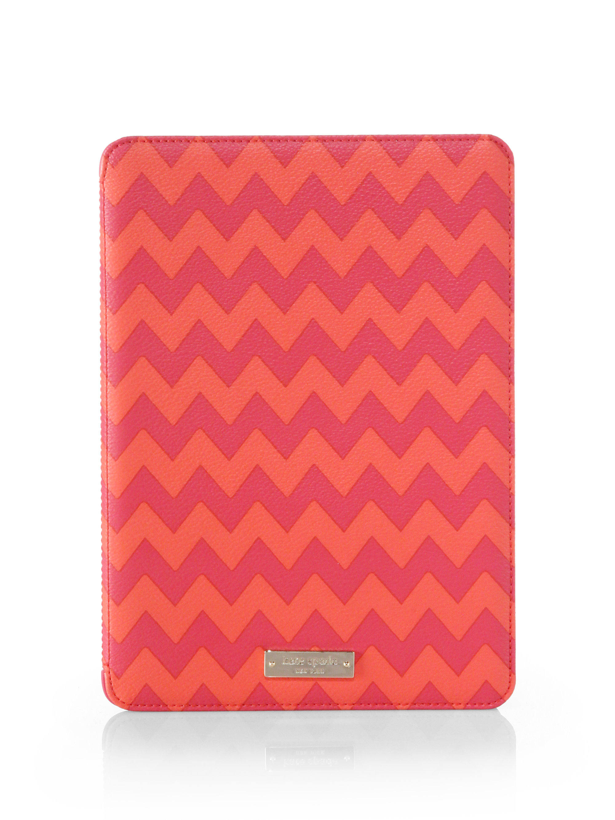 Kate spade new york Chevron Fauxleather Ipad Case in Pink Lyst