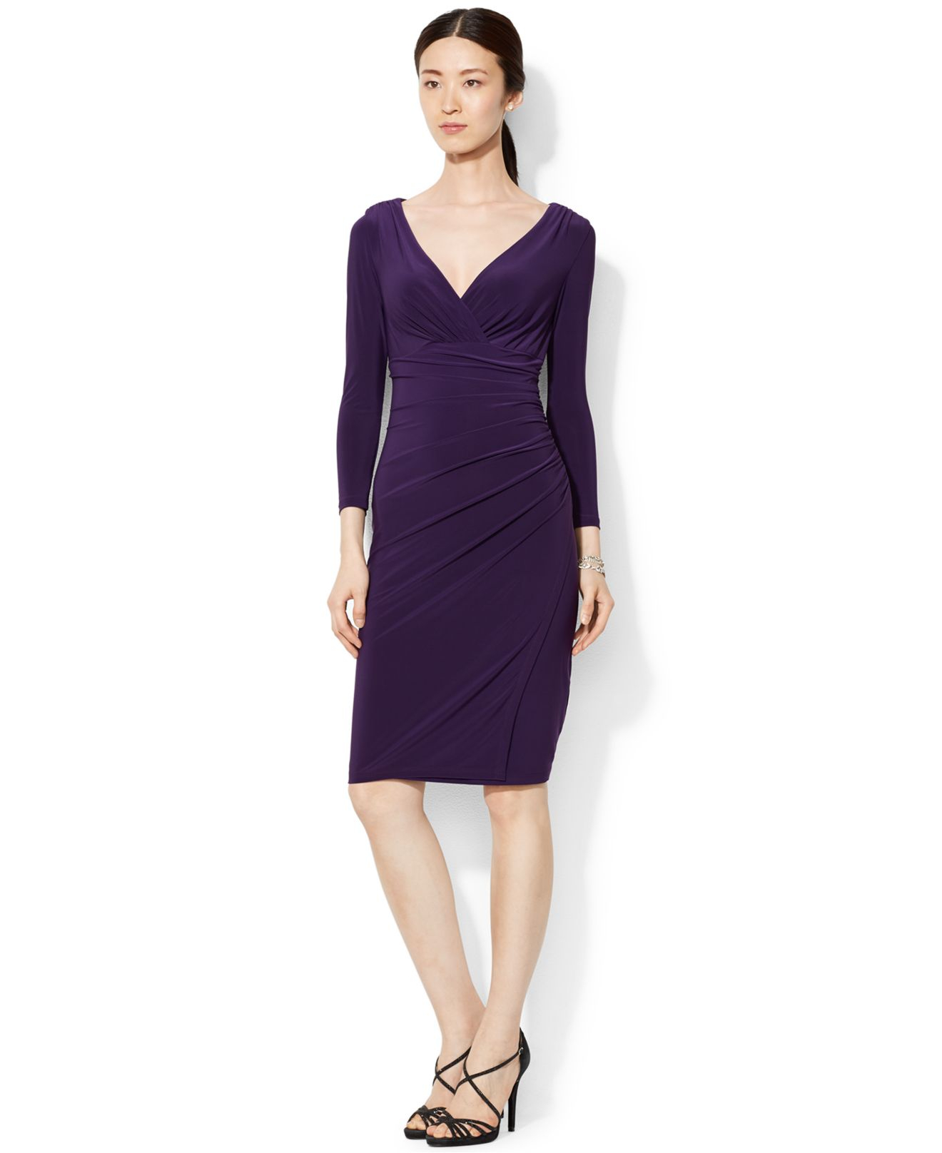 ralph lauren purple dress