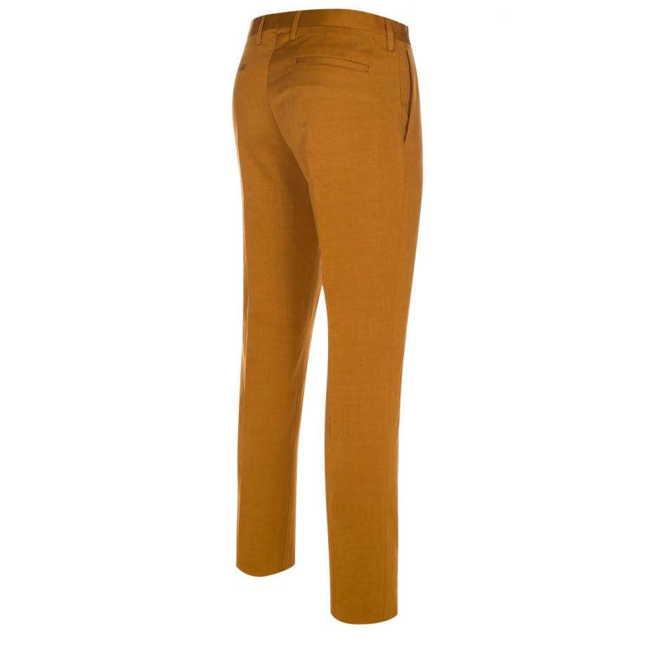 Paul Smith Men's Burnt Orange Cotton-ramie Trousers for Men | Lyst