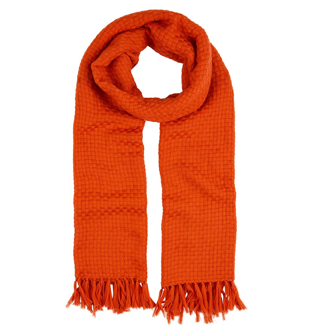 Hobbs Weave Scarf in Orange Lyst