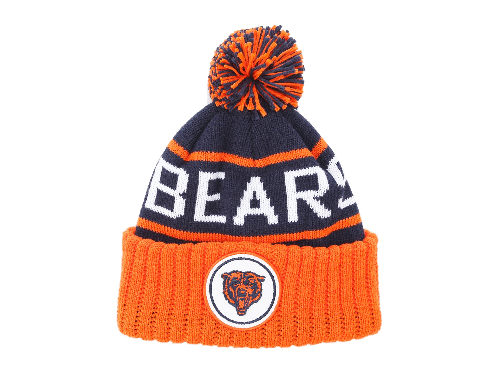 Mitchell & Ness Chicago Bears High 5 Beanie in Orange - Lyst