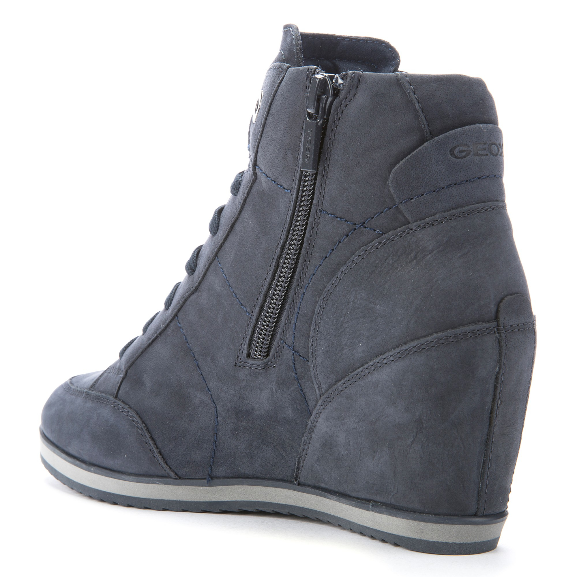 geox illusion 34 wedge sneaker