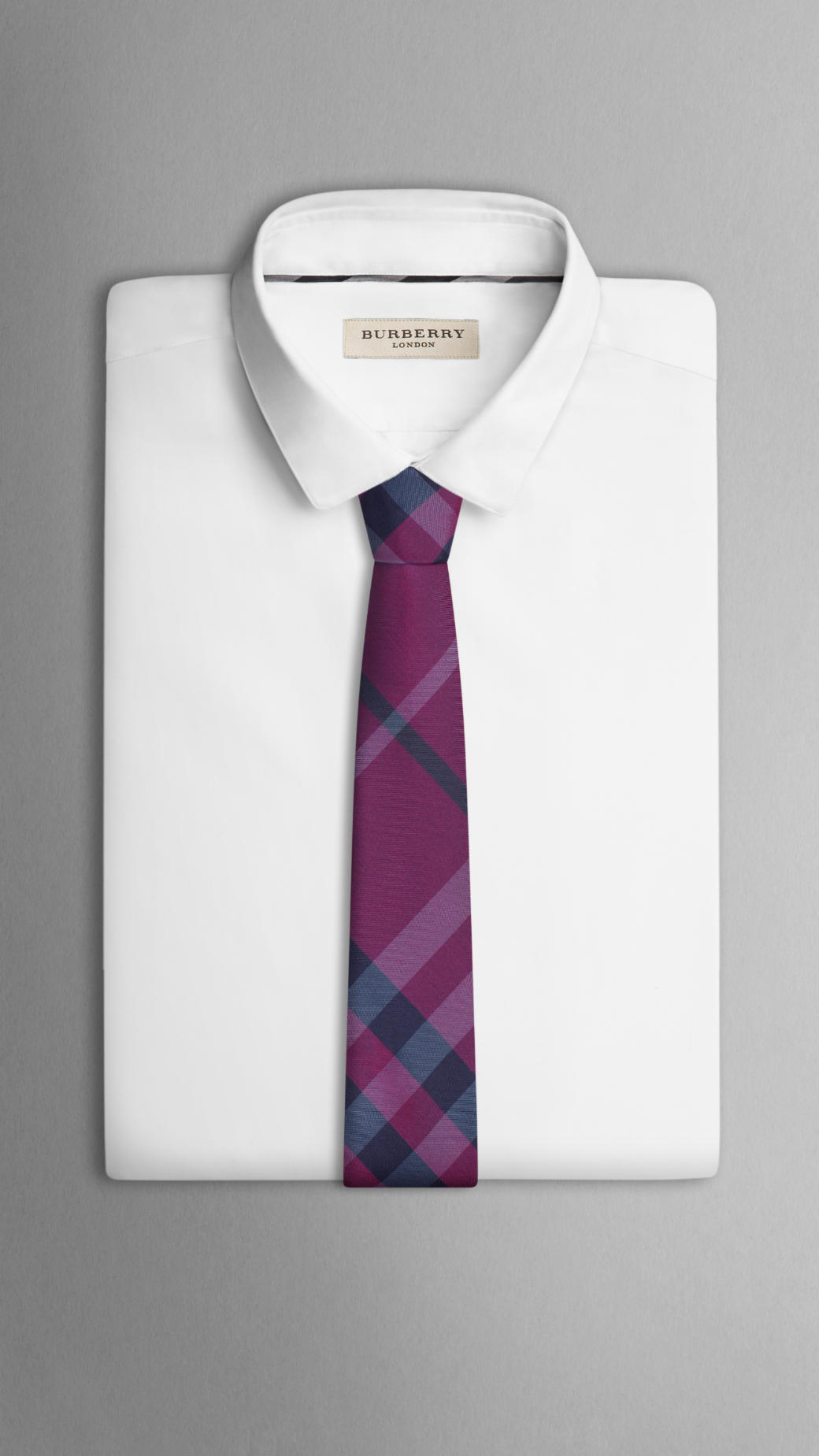 burberry tie purple