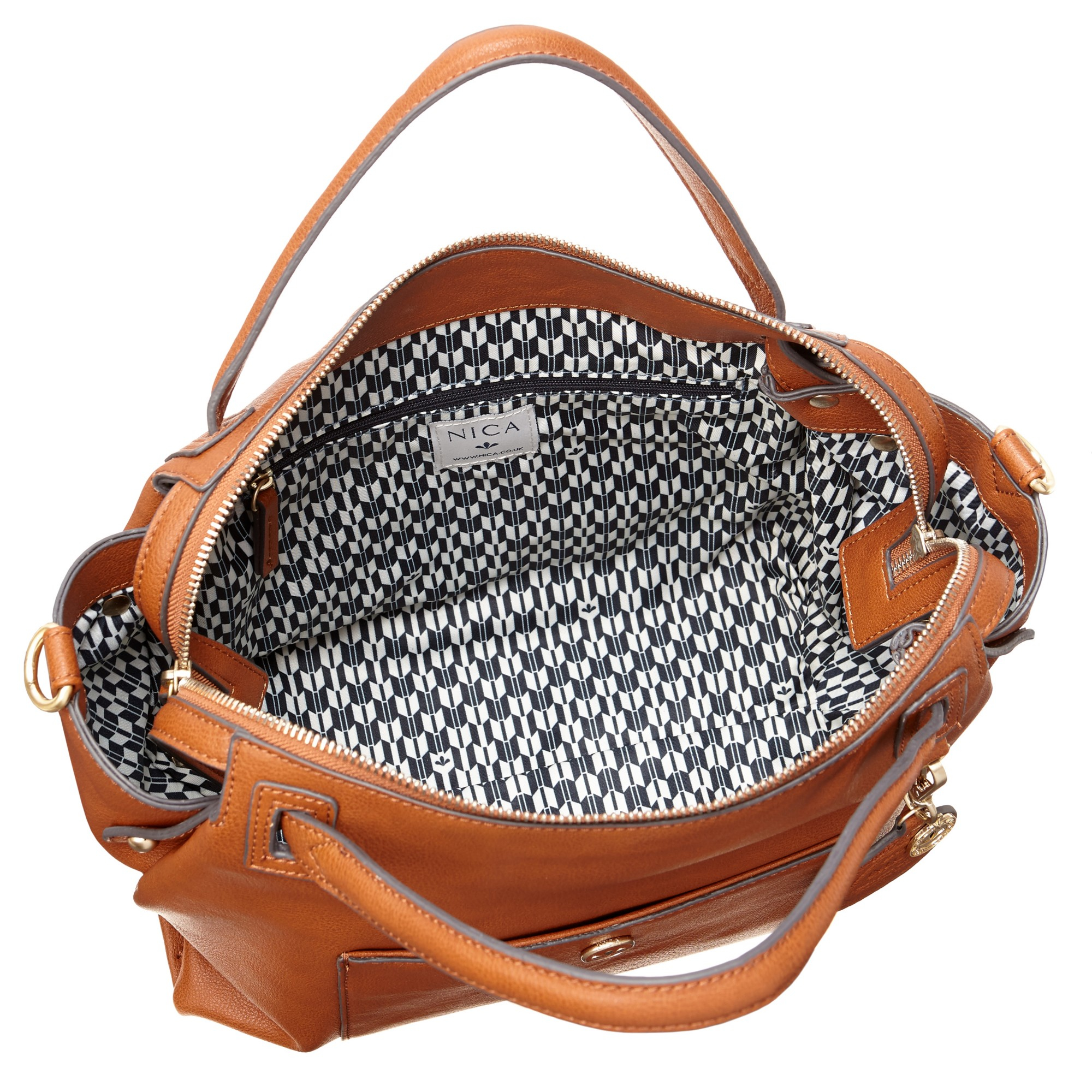 Nica Emma Grab Bag In Brown Lyst Gallery