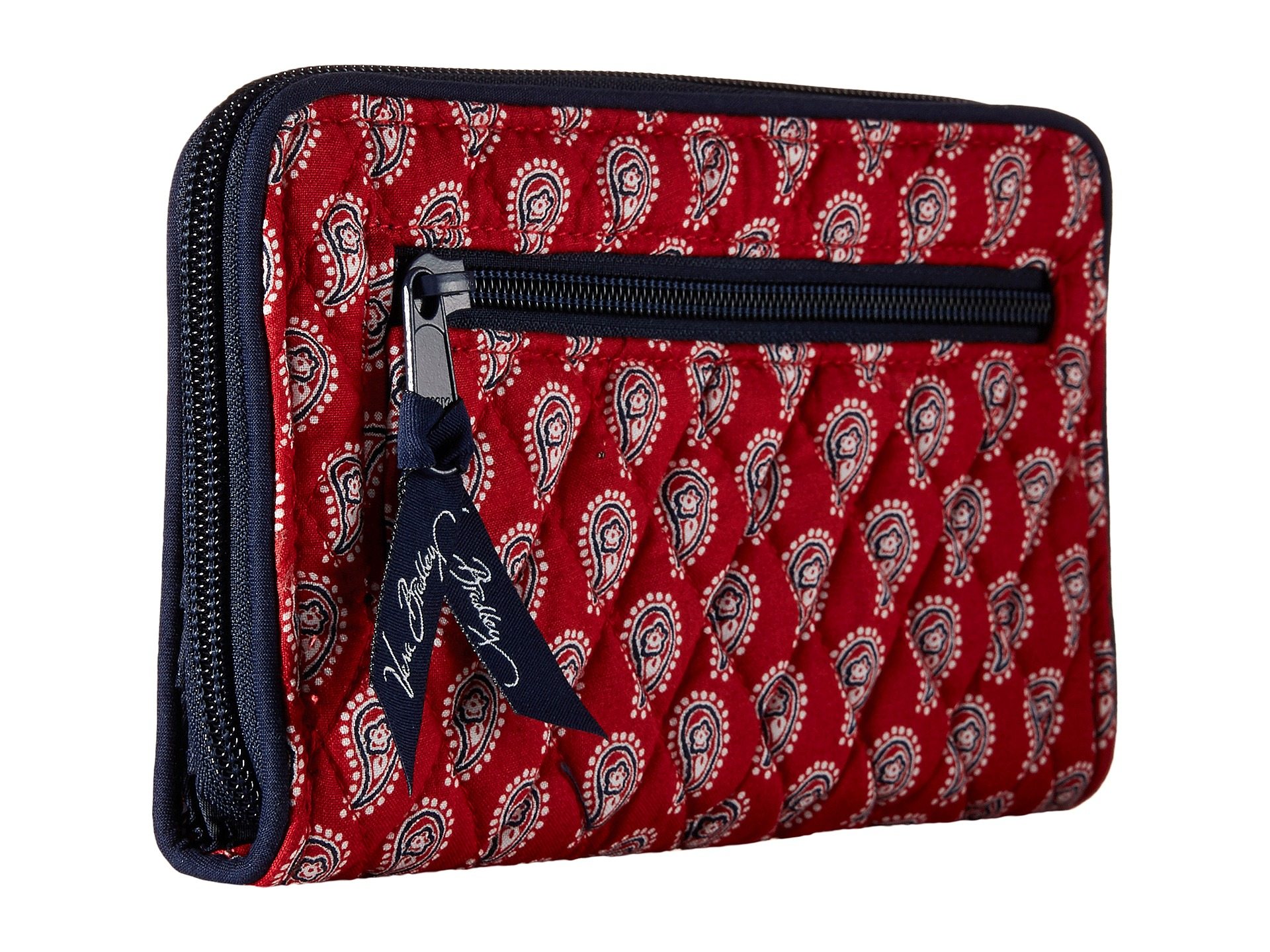 Vera Bradley Turn Lock Wallet In Red Lyst 8819