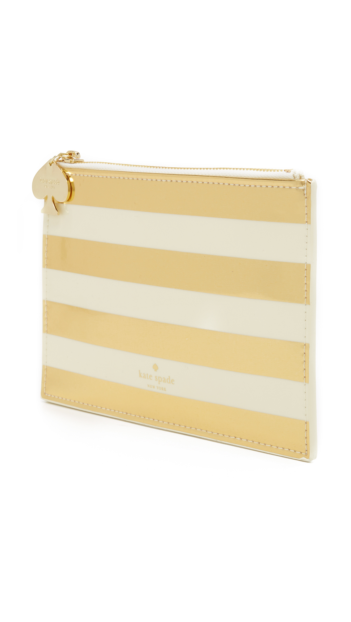 kate spade new york gold stripes drinkwar