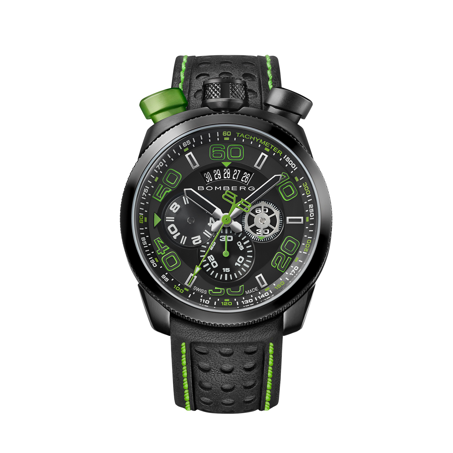 Bomberg watches Bolt 68 Black & Green in Green for Men | Lyst