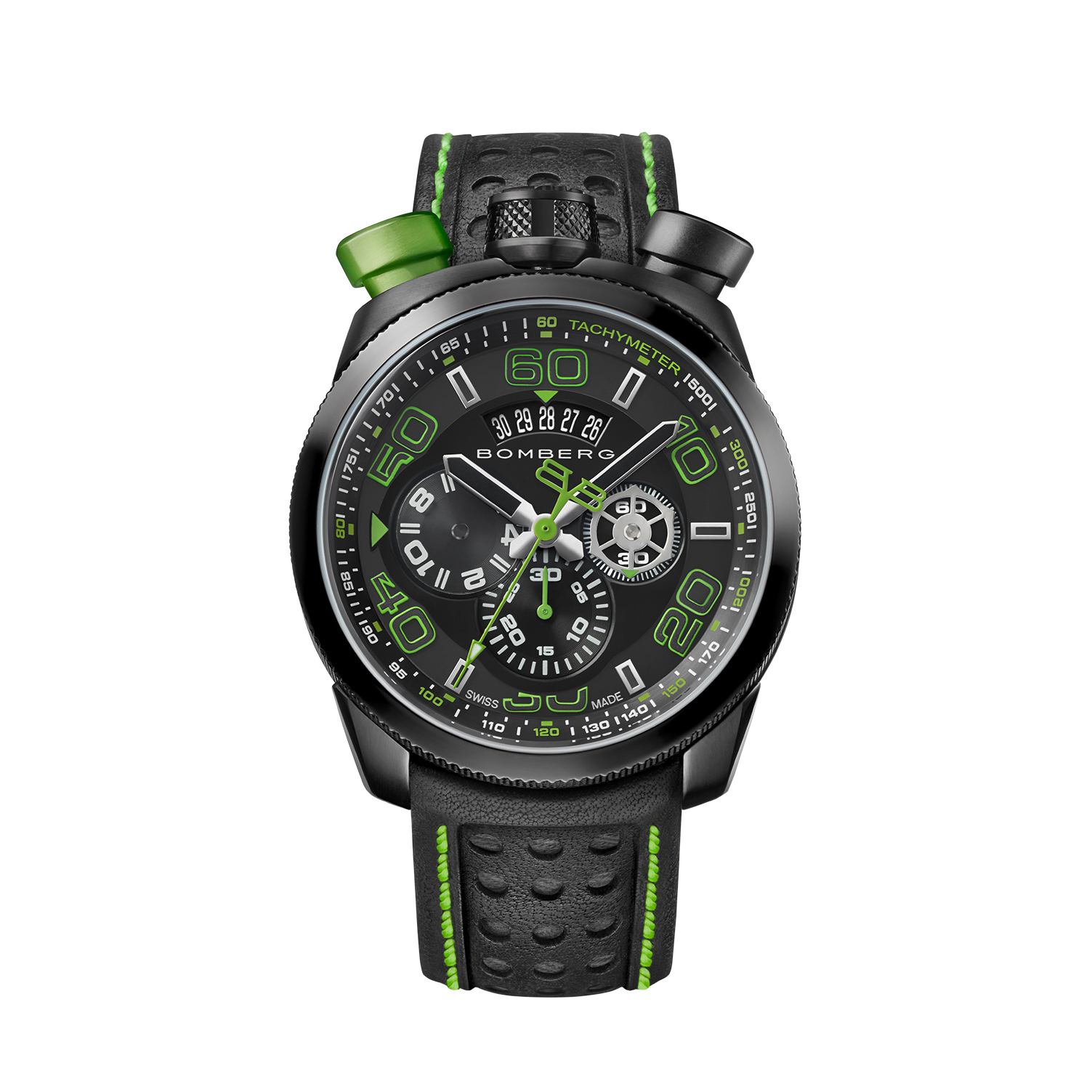 Bomberg watches Bolt 68 Black & Green in Green for Men Lyst