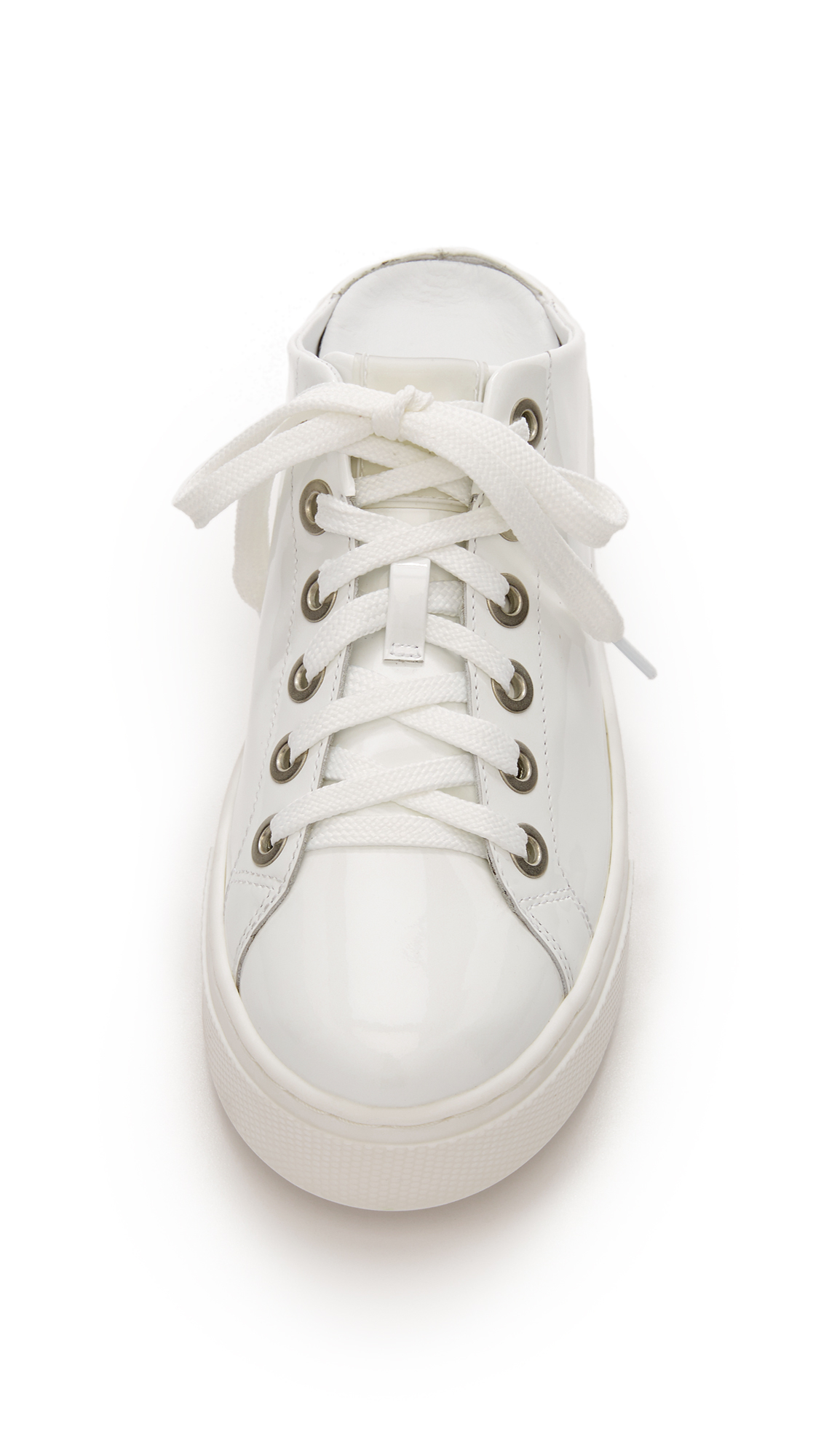 KENZO Platform Sneaker Slides in White | Lyst
