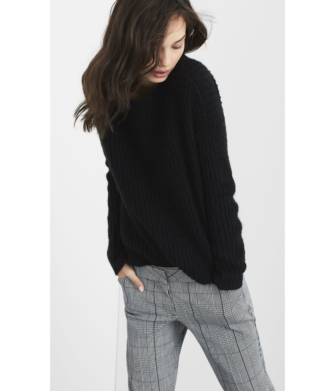 express open back sweater