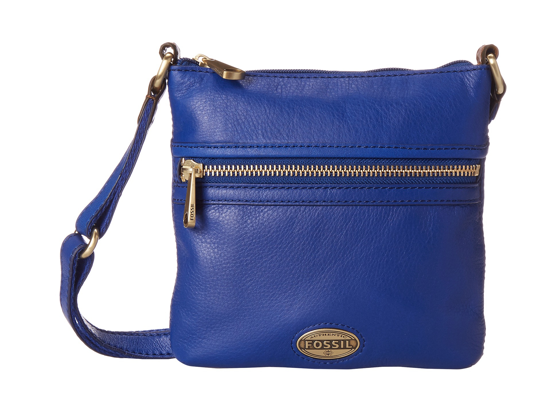 Fossil Explorer Mini Bag in Blue Lyst