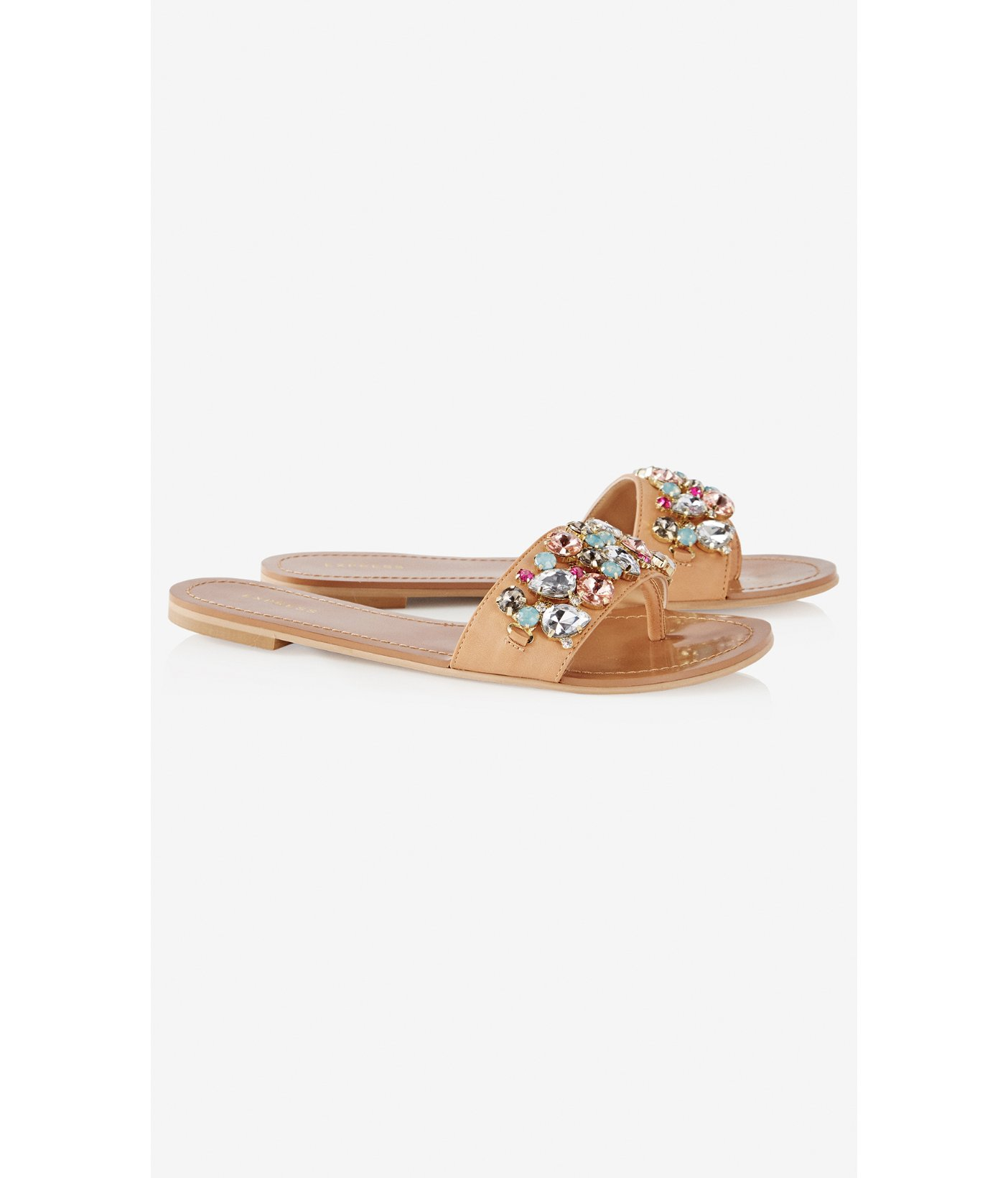 express jeweled sandals