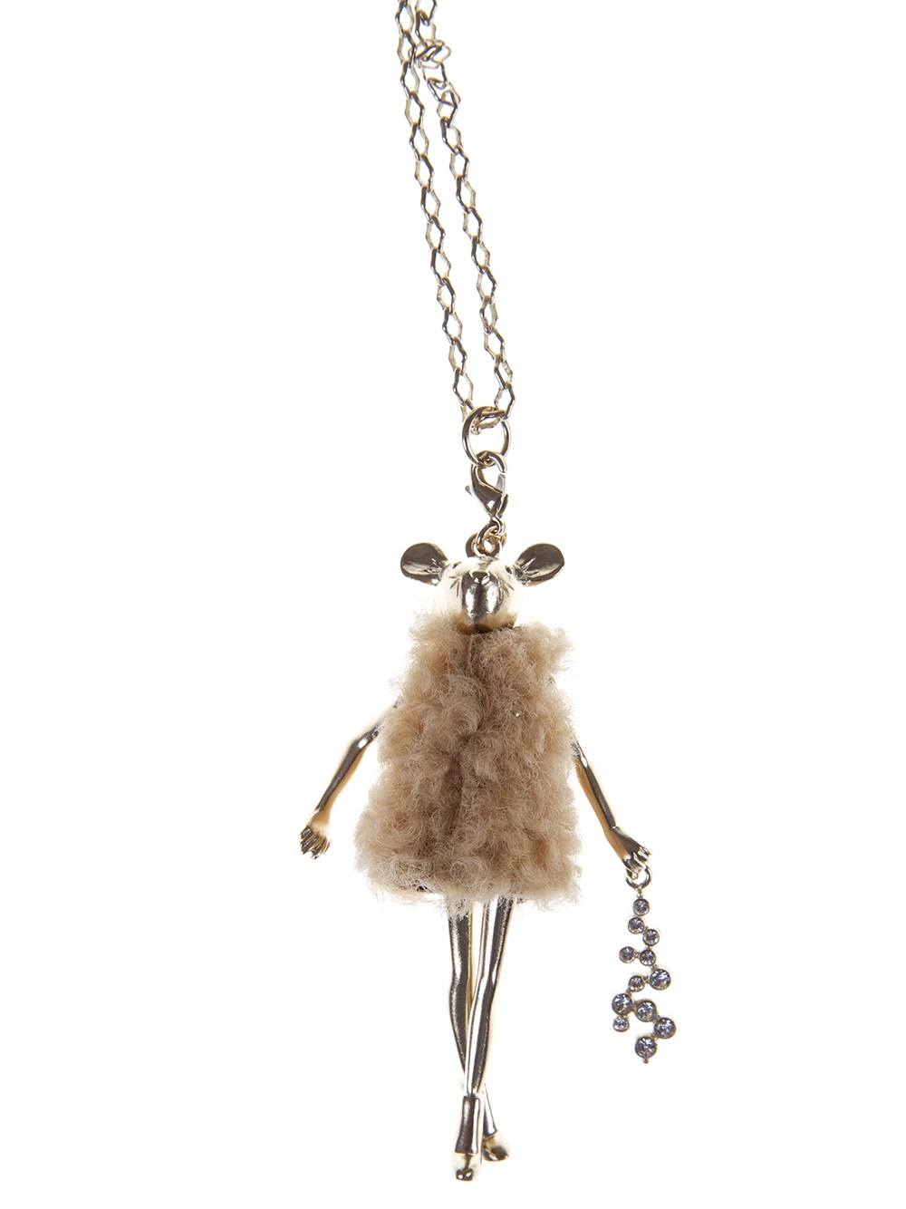 アクセサリー Servane Gaxotte Doll Pendant Necklace Servane Gaxotte Mouse Doll Pendant Necklace in Metallic | Lyst