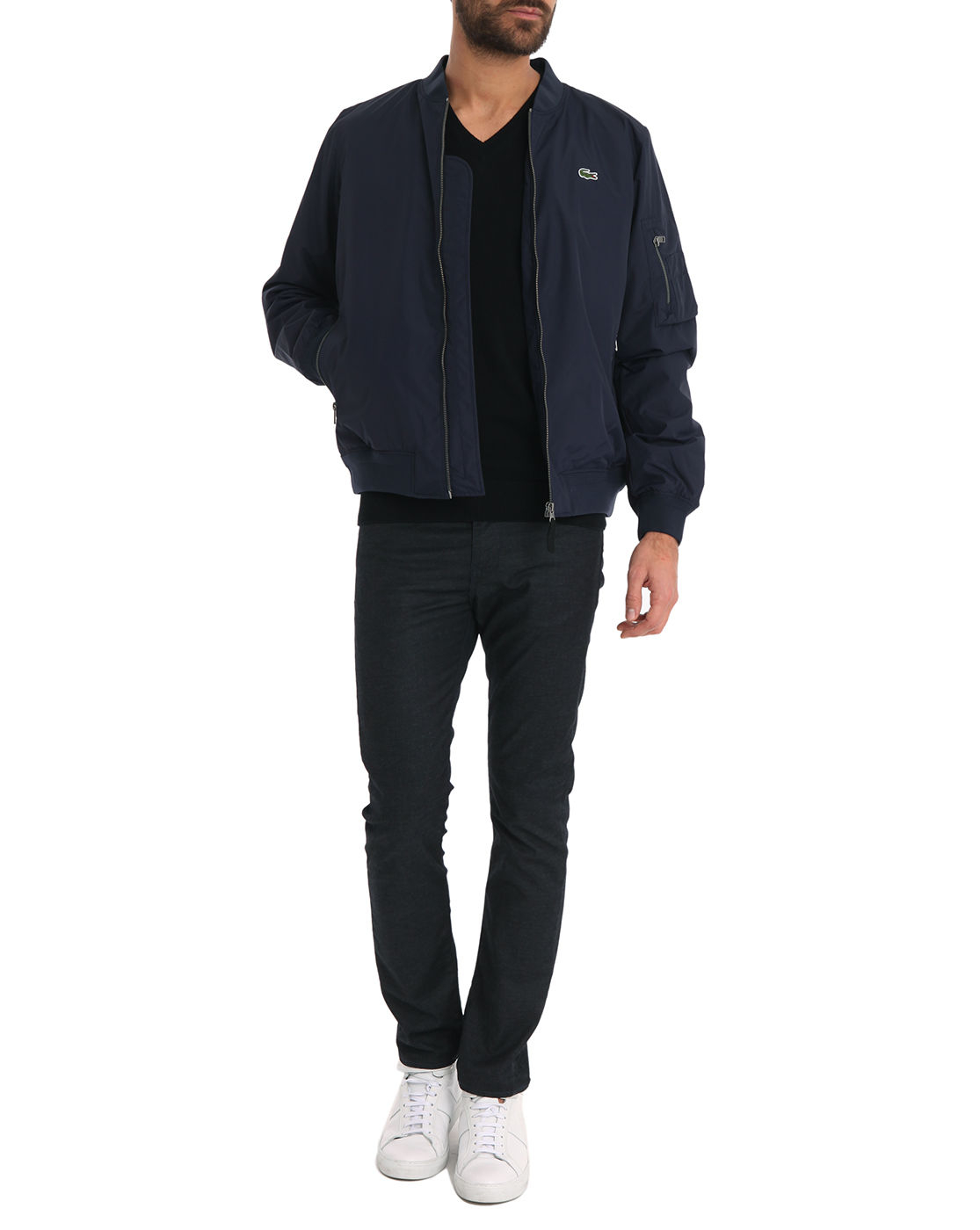 lacoste men's nylon easy pack down jacket