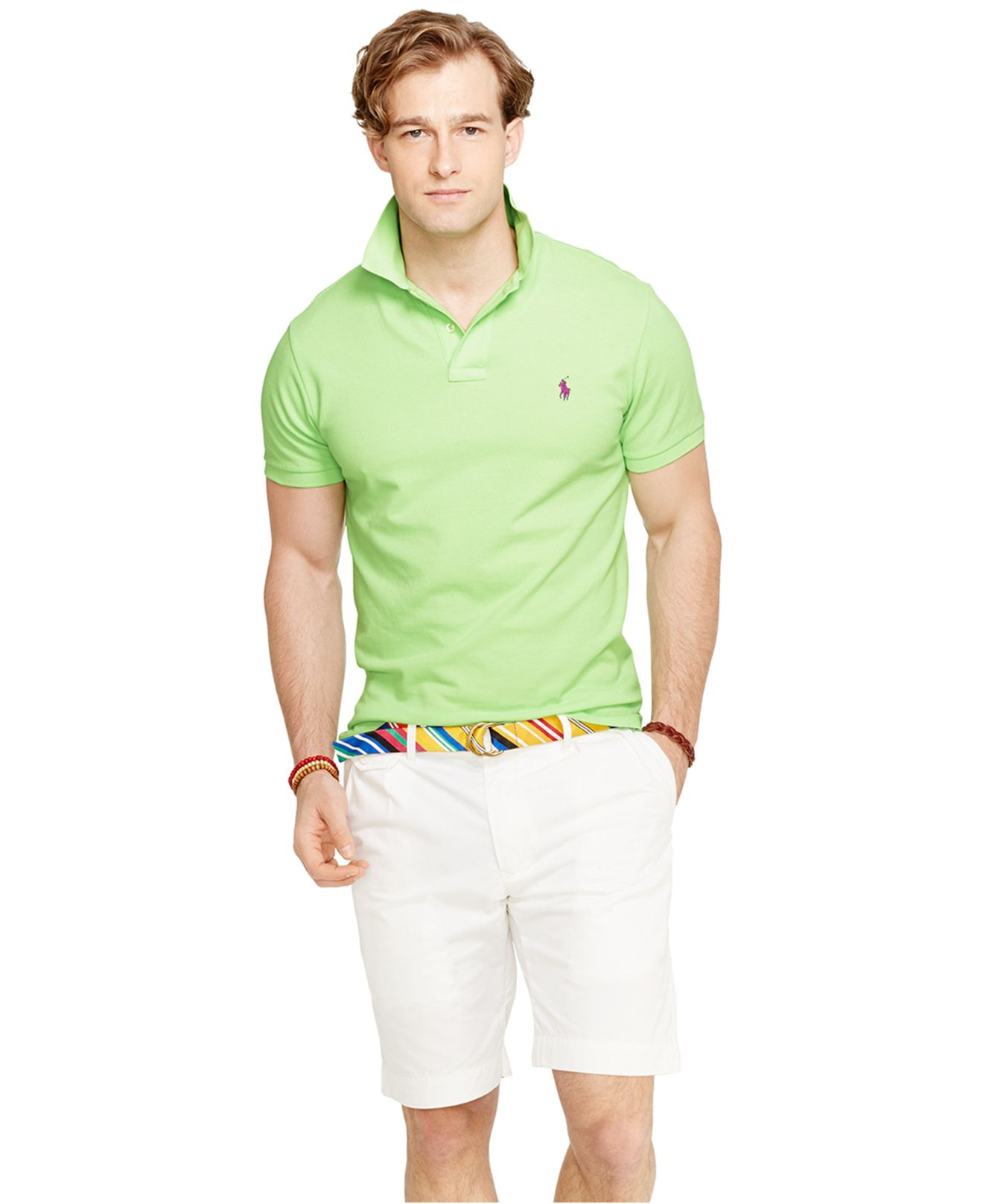lime green ralph lauren t shirt
