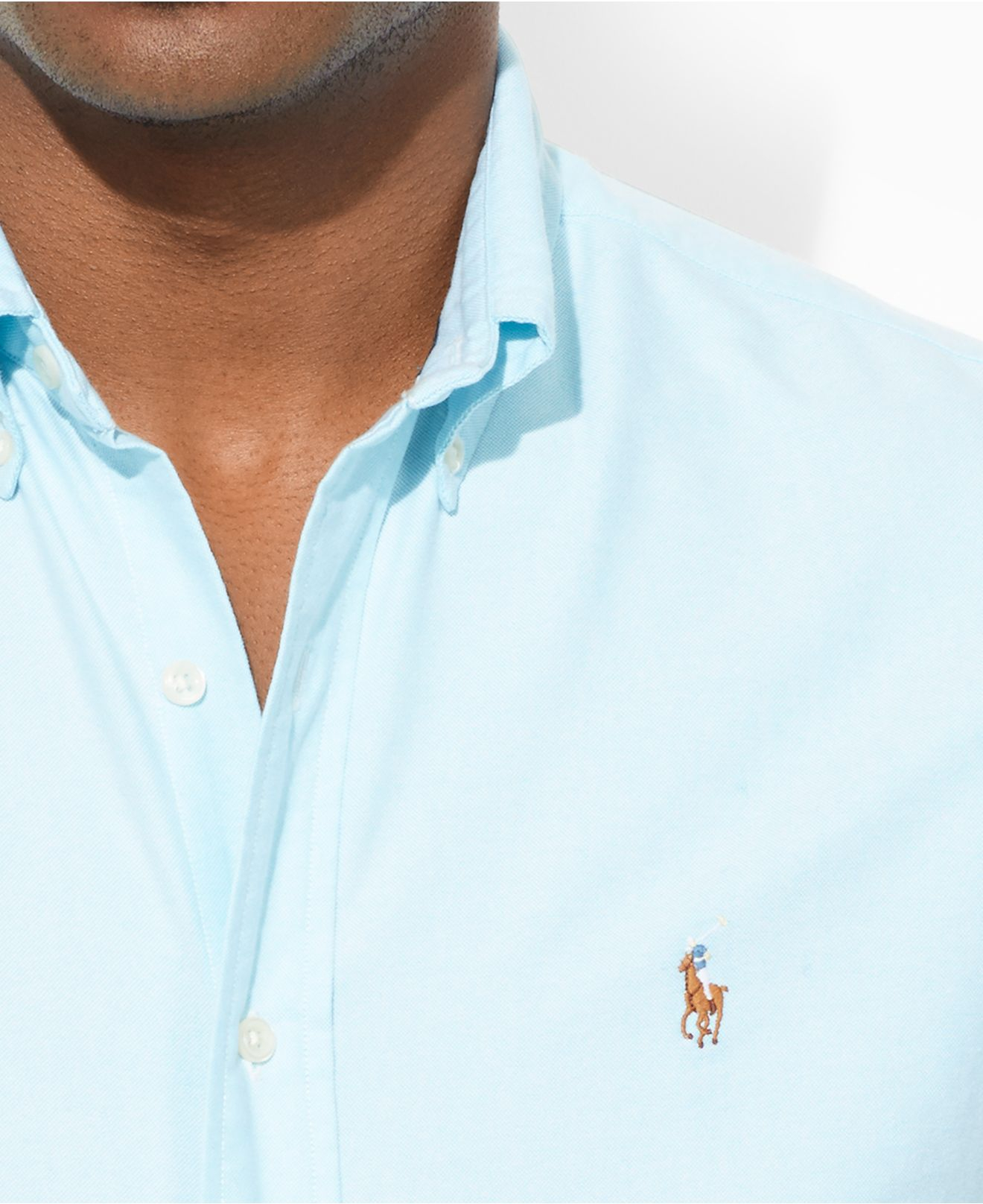 ralph lauren aegean blue shirt