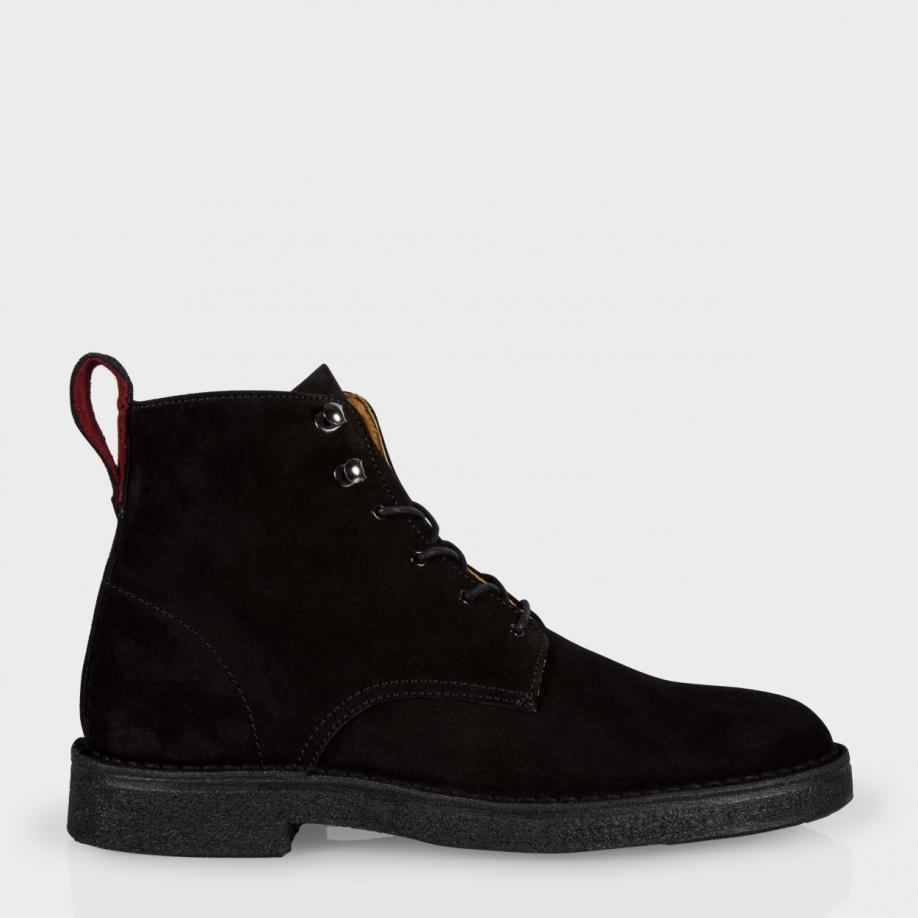 Paul Smith Men's Black Suede 'echo' Boots for Men - Lyst