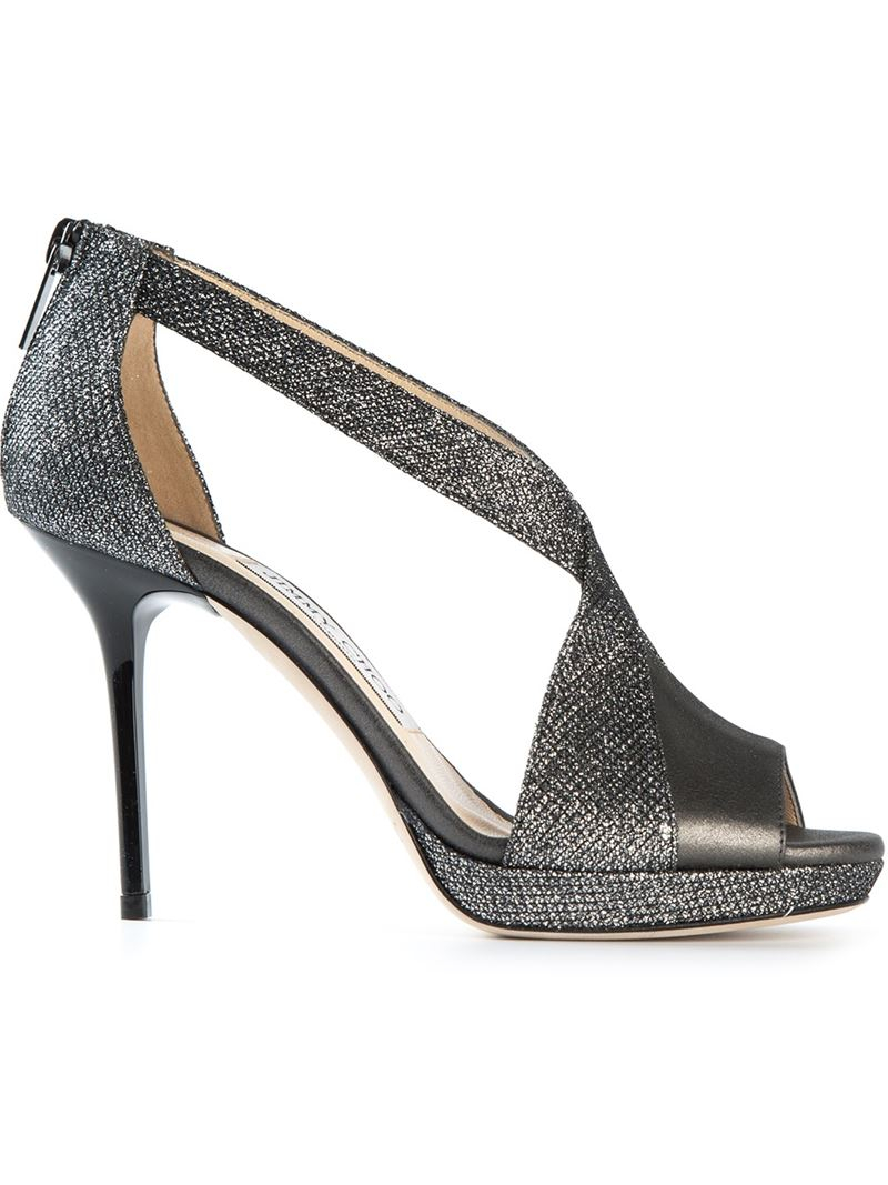 Jimmy Choo �vital� Sandals in Gray Lyst