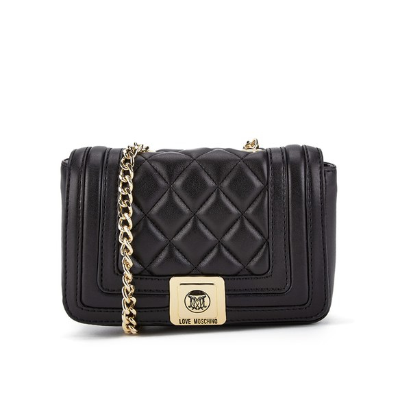 Love Moschino Women S Quilted Small Cross Body Bag In Black Lyst Gallery