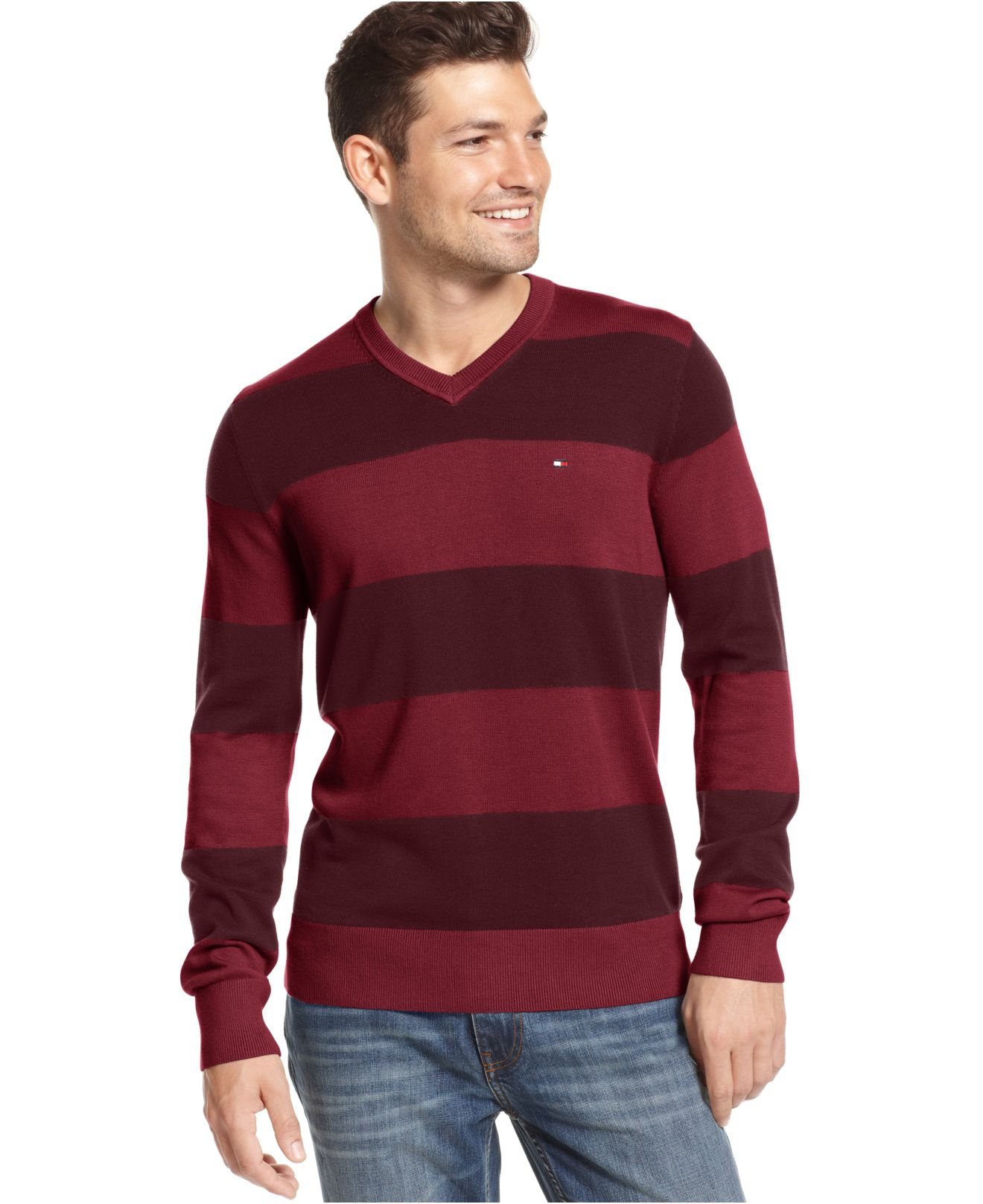 tommy hilfiger rugby jumper mens