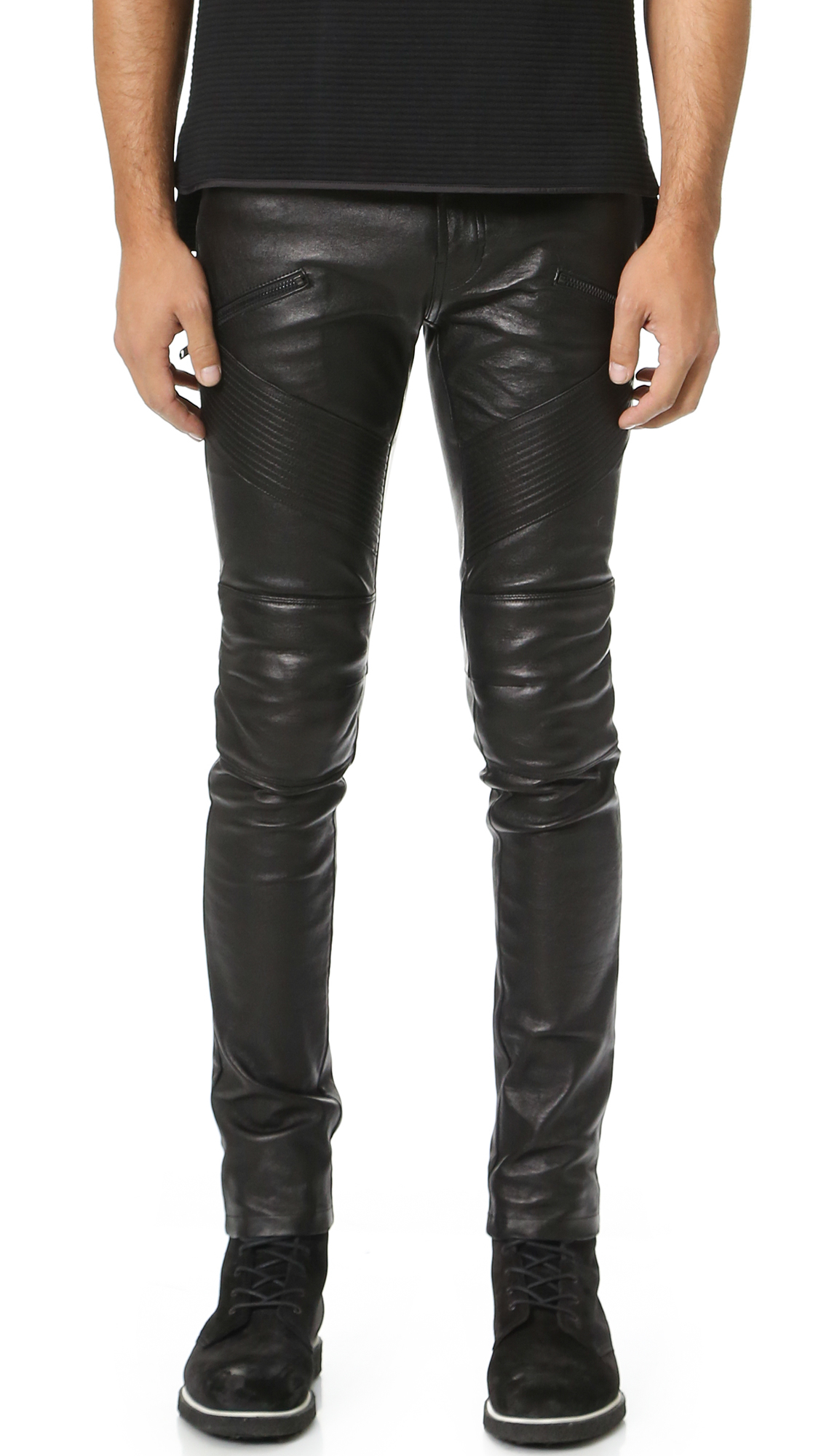 j brand leather pants mens