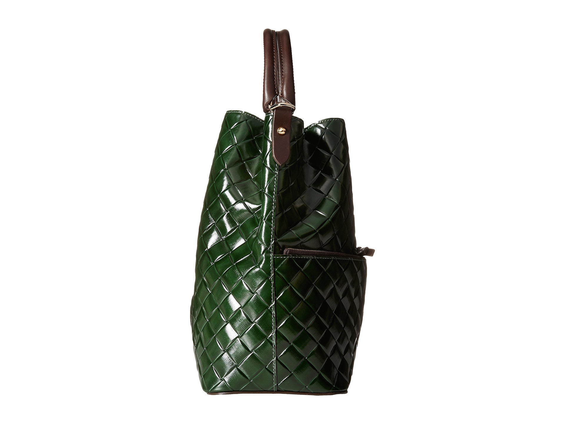 Dooney Bourke City Woven Large Dawson in Green Lyst