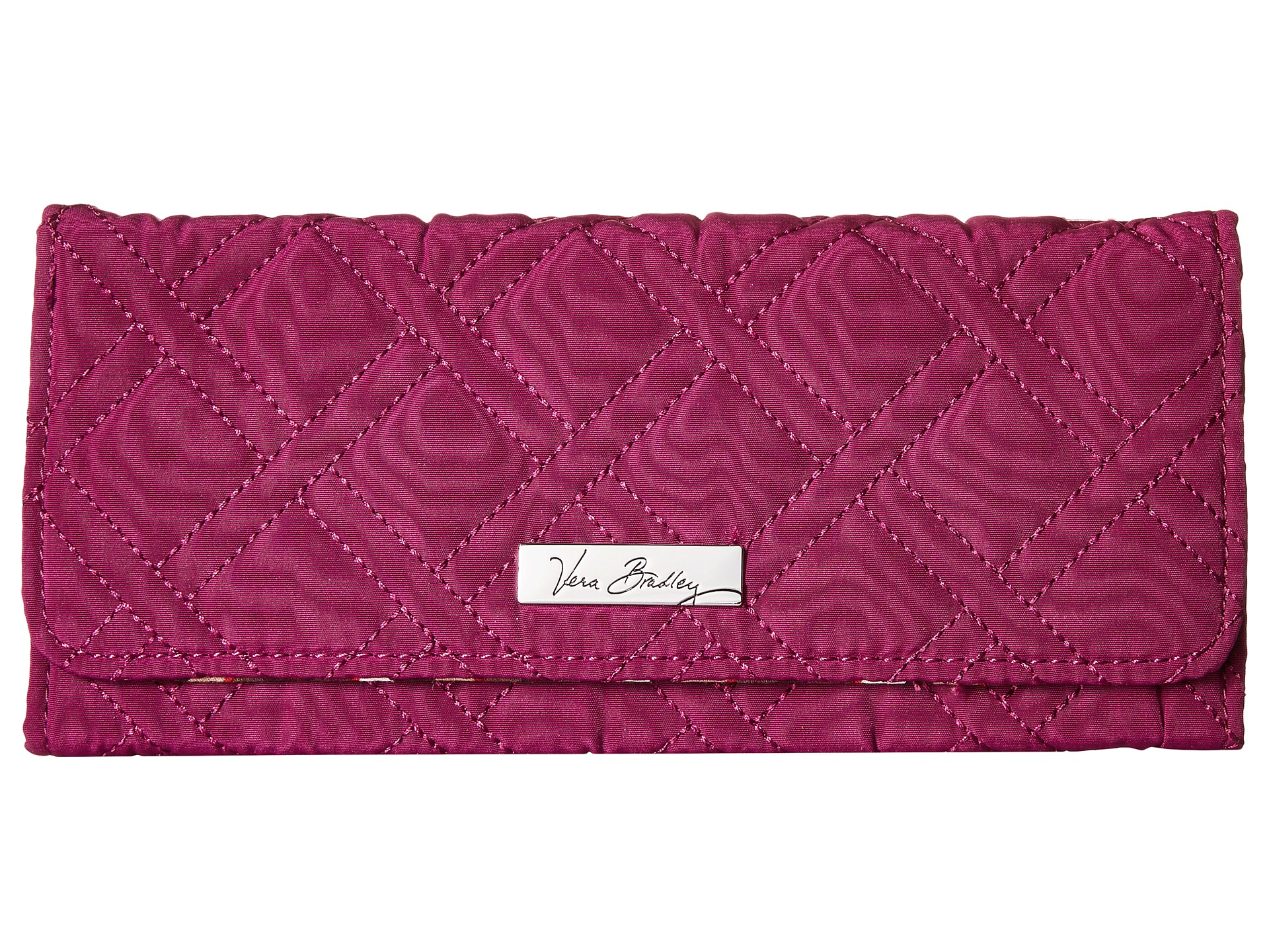 Vera Bradley Synthetic Trifold Wallet in Plum (Purple) Lyst