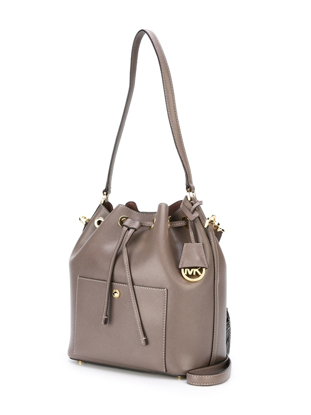 Lyst Michael Michael Kors Large 'greenwick' Bucket Bag in Gray
