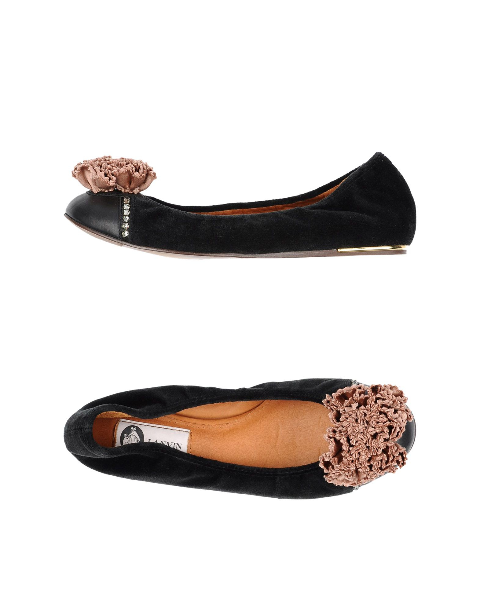 lanvin ballerina flats