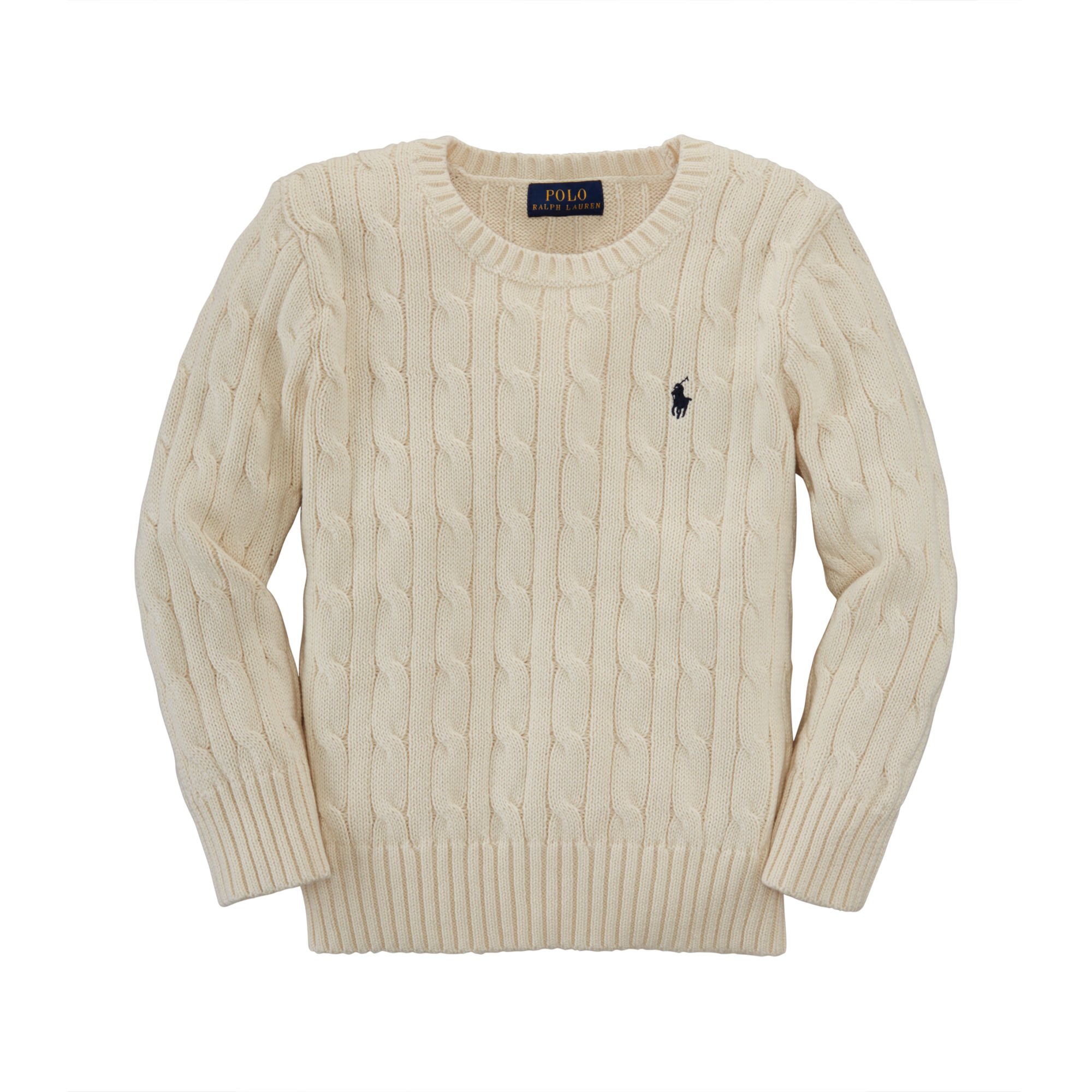 ralph lauren sweater cable knit