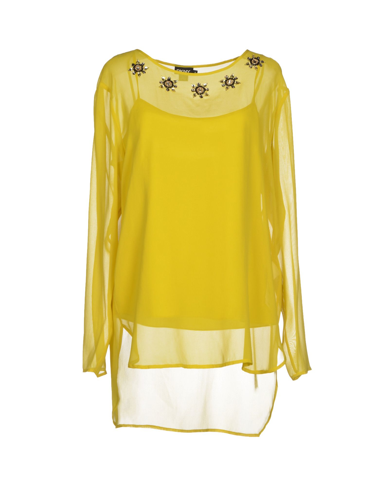 Lyst - DKNY Blouse in Yellow
