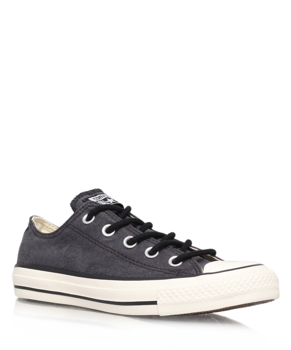 Black Converse Lace s Ct Ii Ox Sneakers in Black Black White Navy Womens Mens Shoes Mens Trainers Low-top trainers 