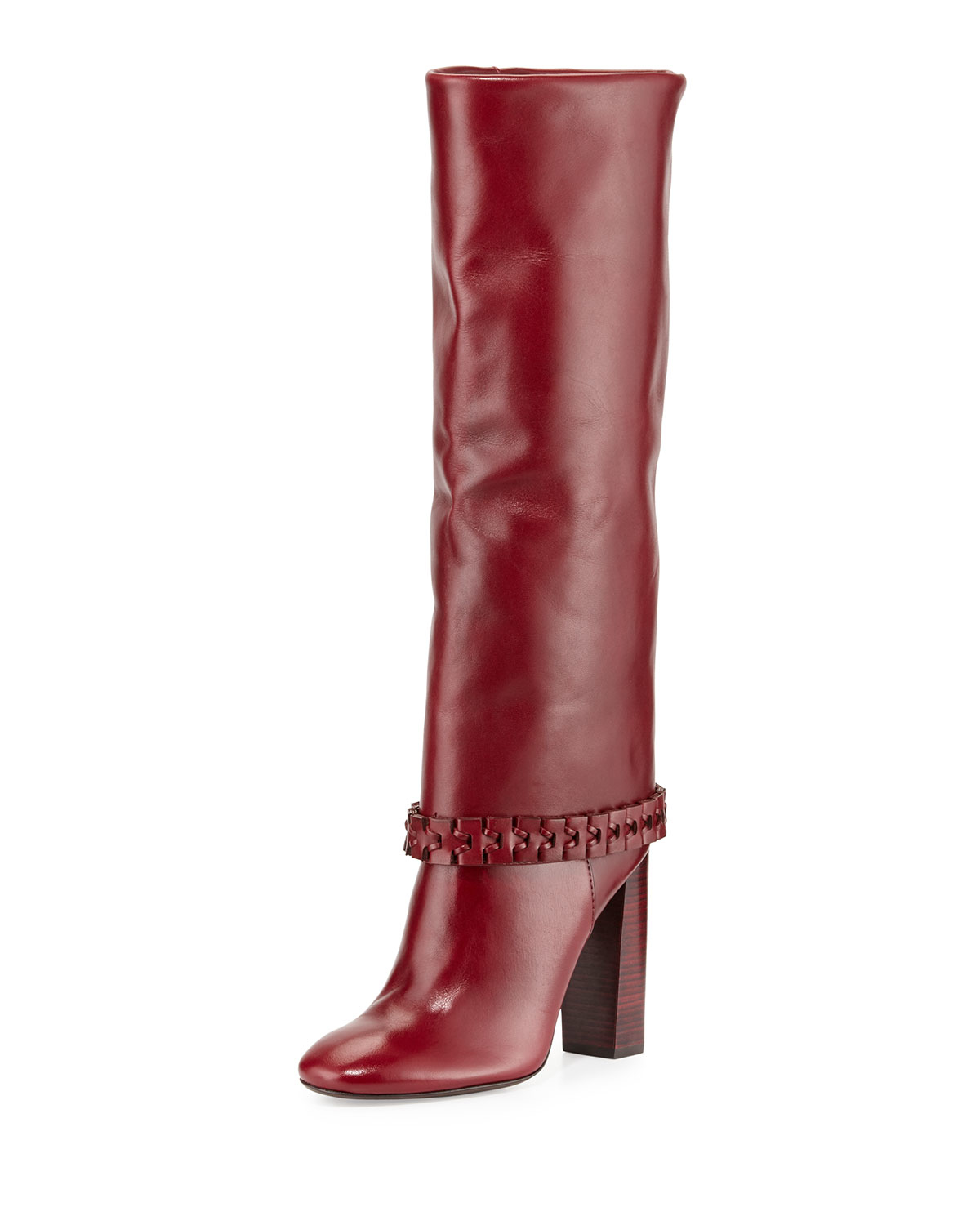 tory burch red boots