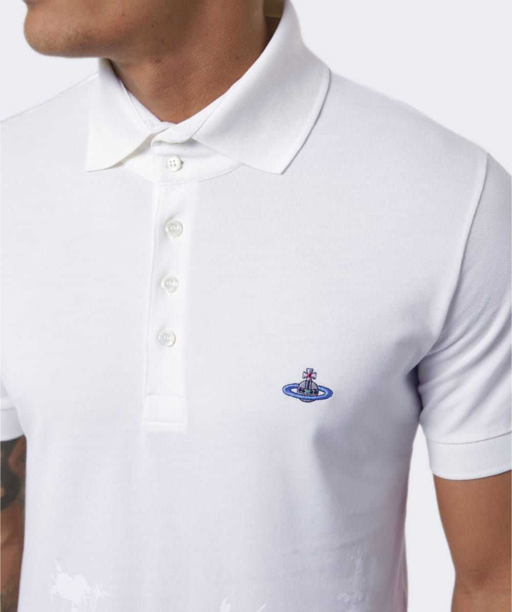 Vivienne westwood white polo shirt outlet