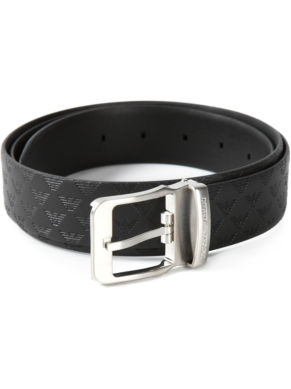 emporio armani logo belt