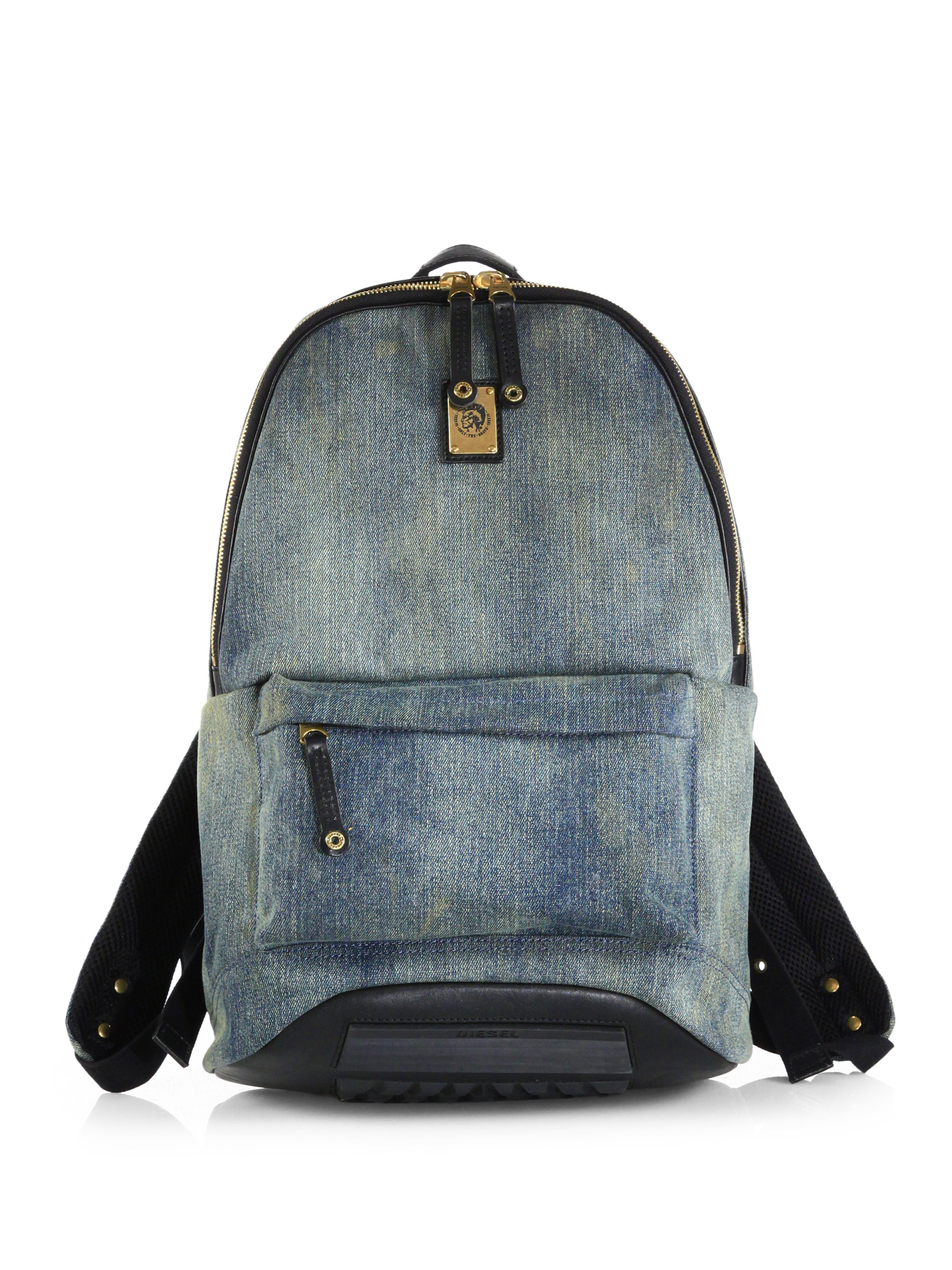 diesel denim backpack