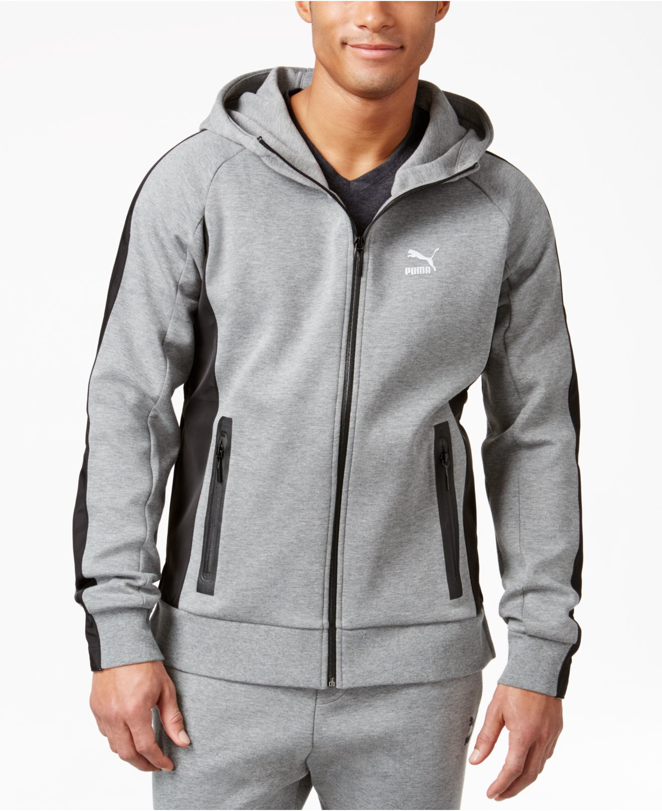 puma zip up hoodie womens