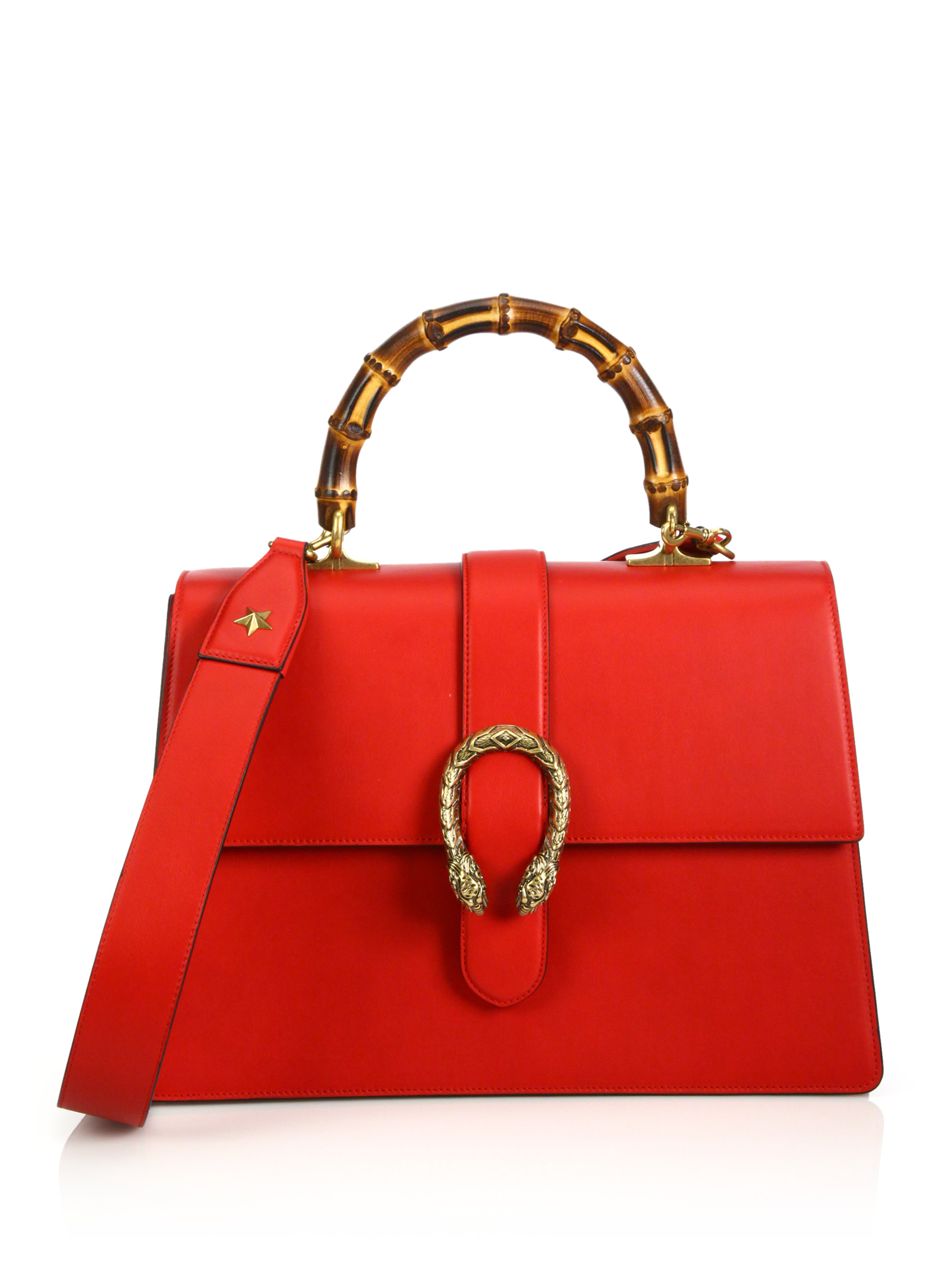 Gucci Dionysus Leather Top-handle Bag 