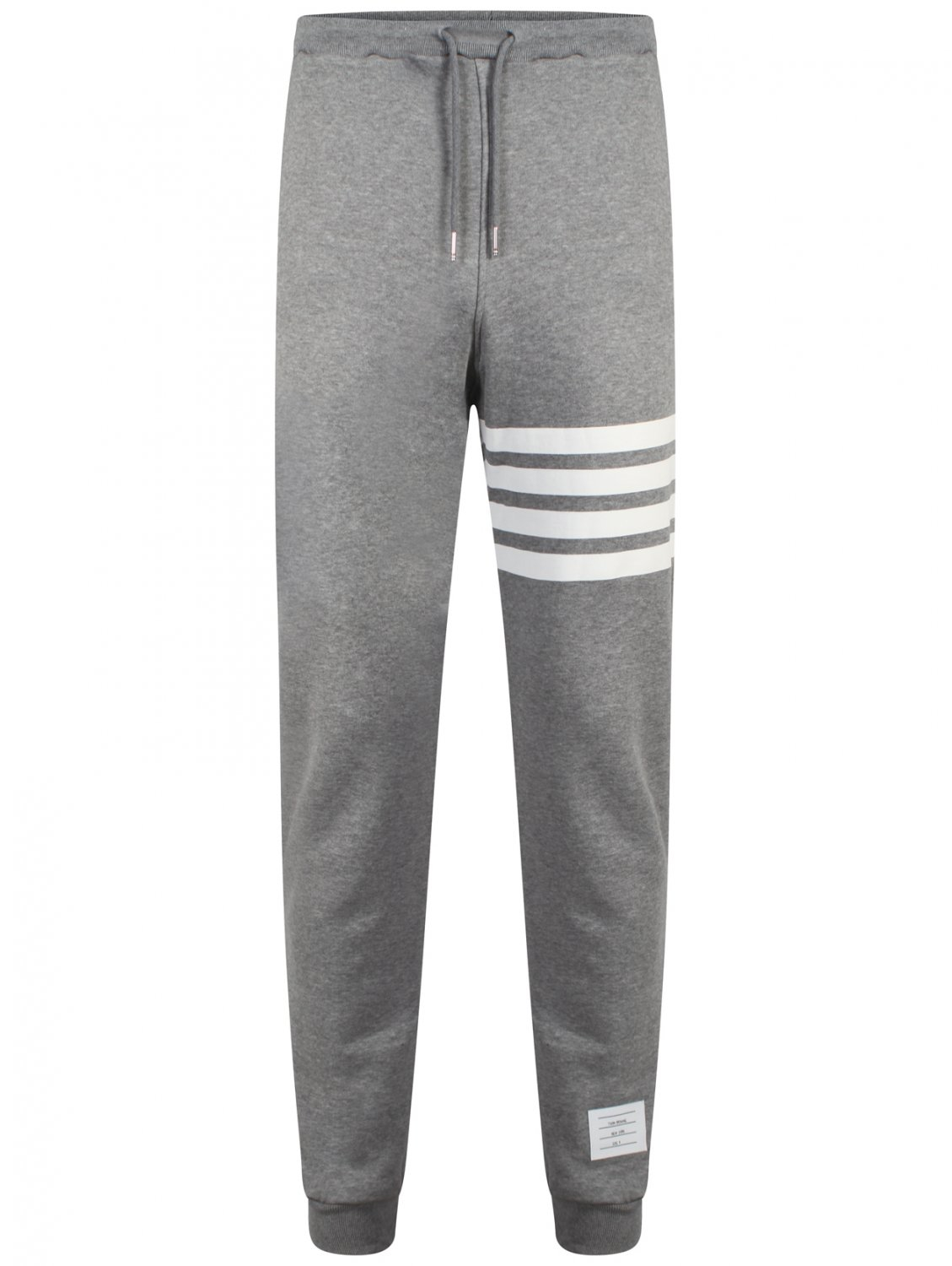 Thom browne Striped Leg Cuffed Sweatpants Grey in Gray for Men | Lyst