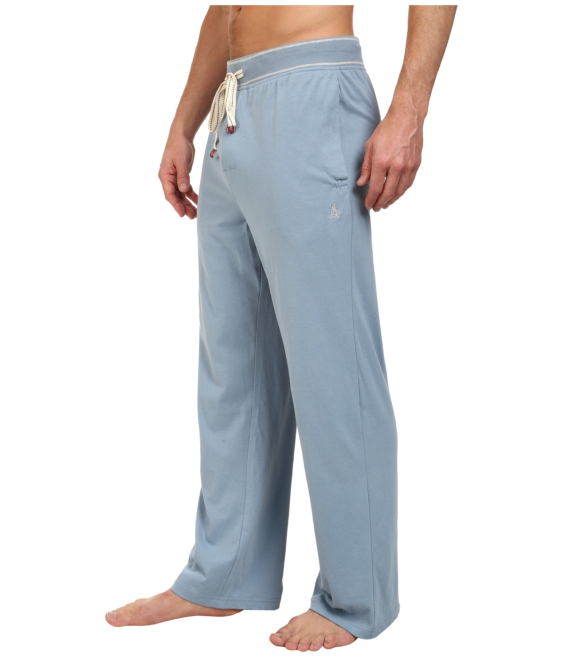 Original Penguin Comfortable Soft Knit Lounge Pants in Faded Denim (Blue) for Men - Lyst