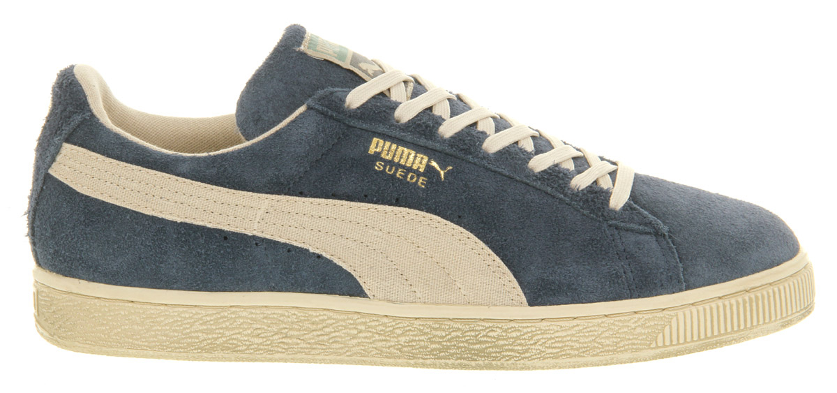 PUMA Suede Classic Denim White Vintage in Blue for Men - Lyst