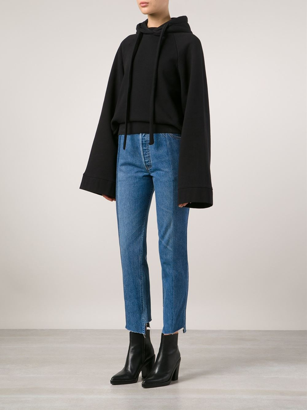 Big sleeve hoodie cheap