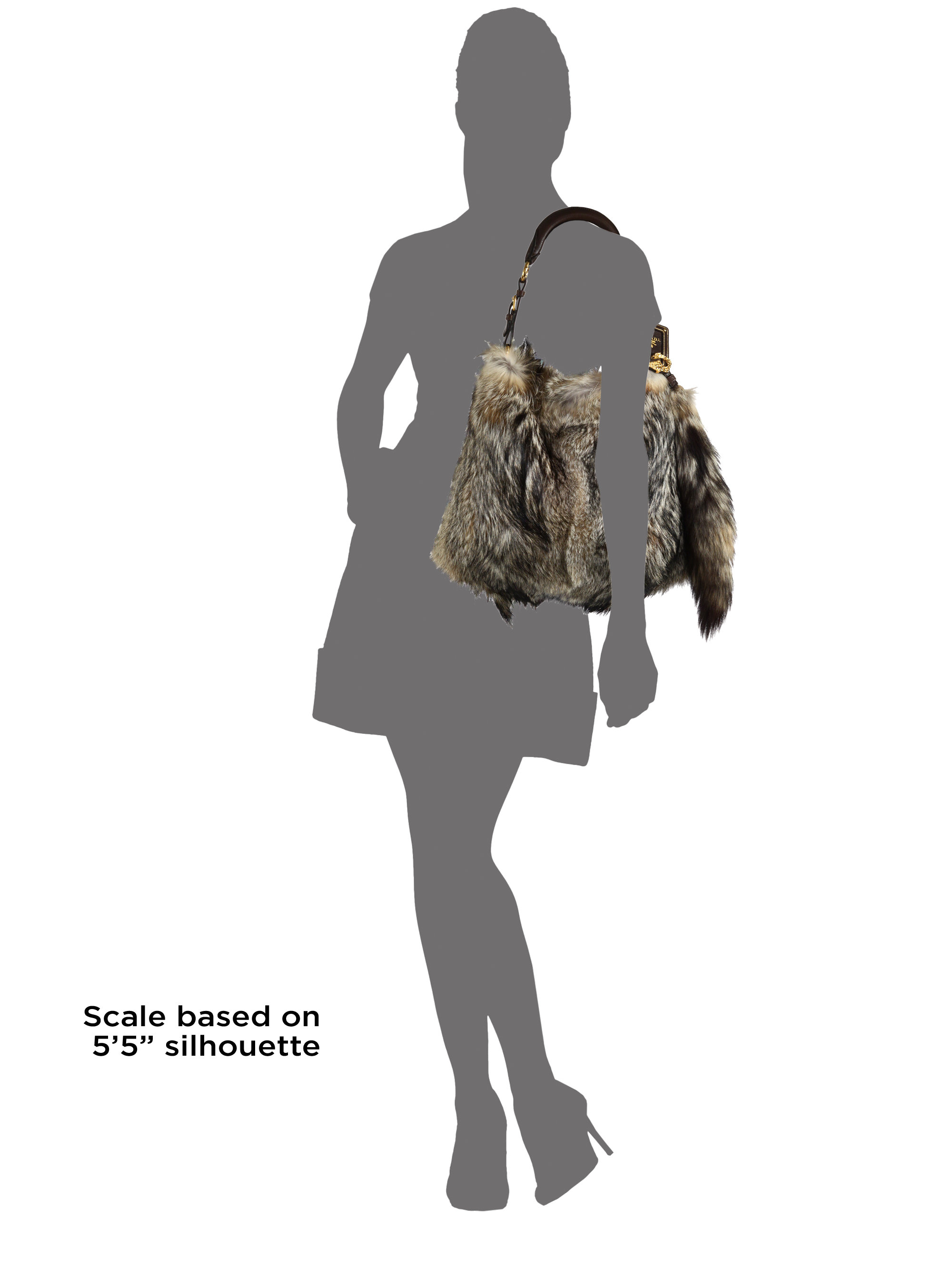 Prada Fox Fur Hobo Bag in Brown (Natural (Naturale)) | Lyst  