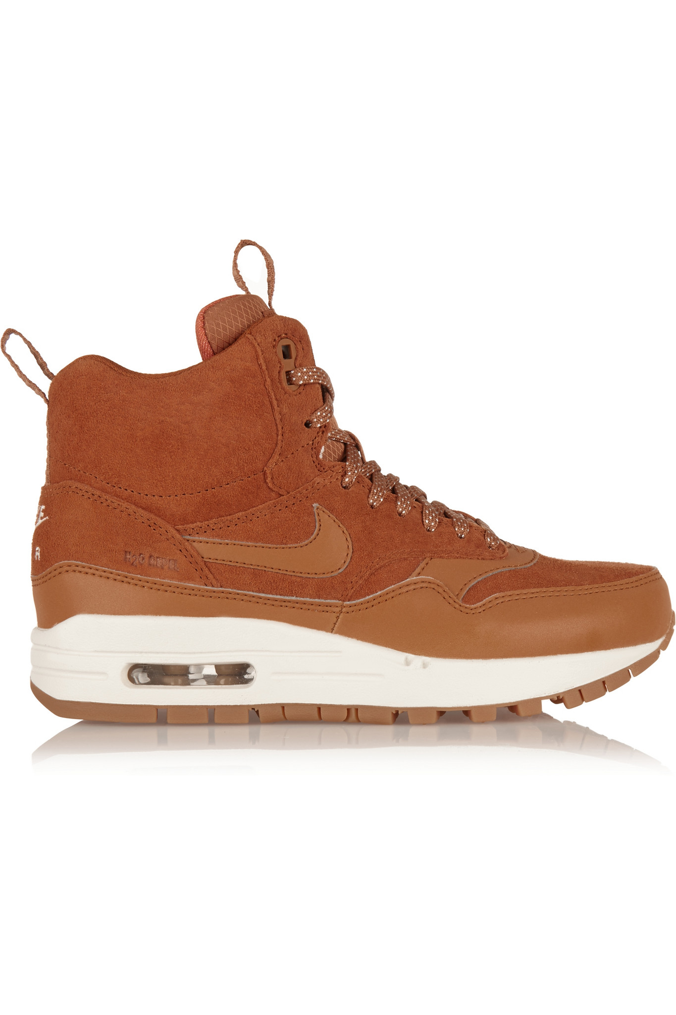 Elaborate Breathing Couscous Nike - Air Max 1 Suede And Leather High-top Sneakers - Tan in Brown | Lyst