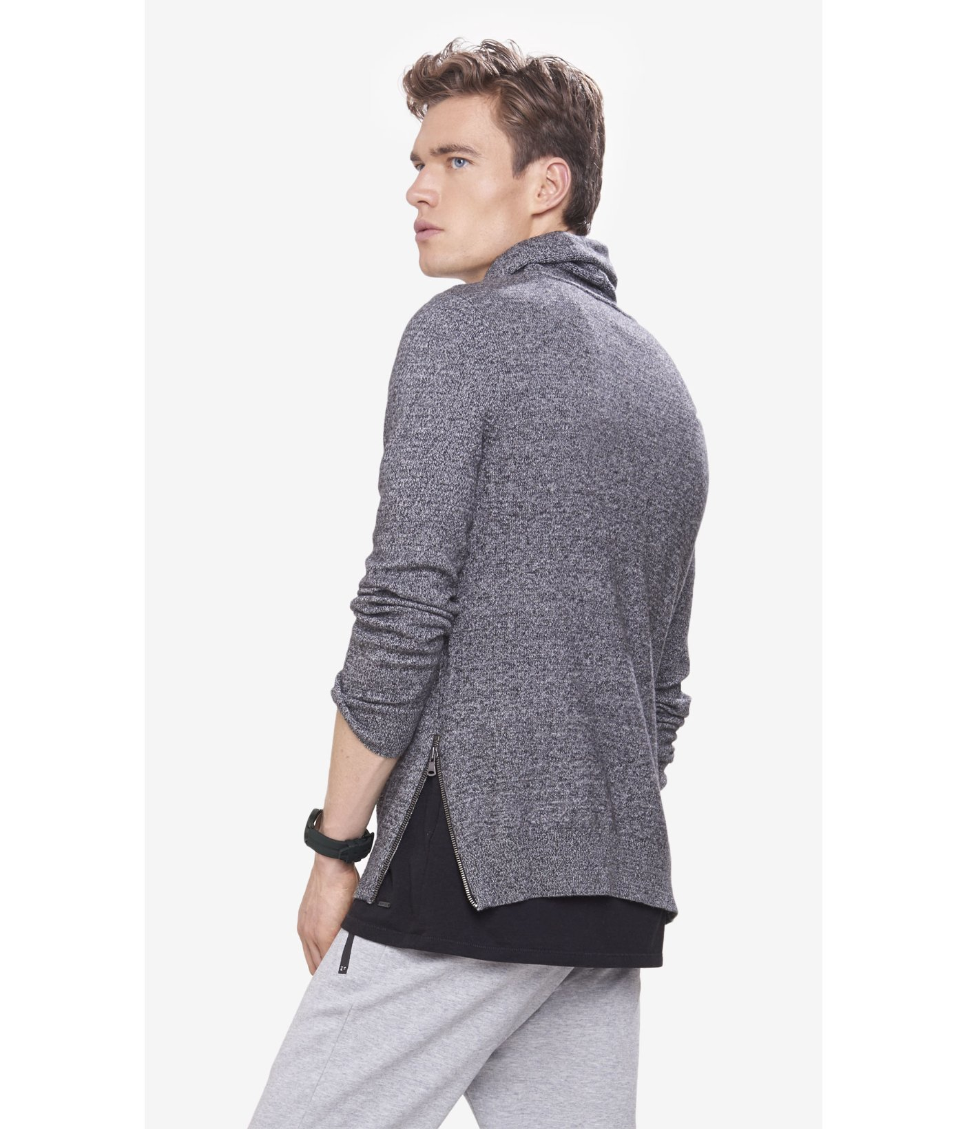 side zipper sweater