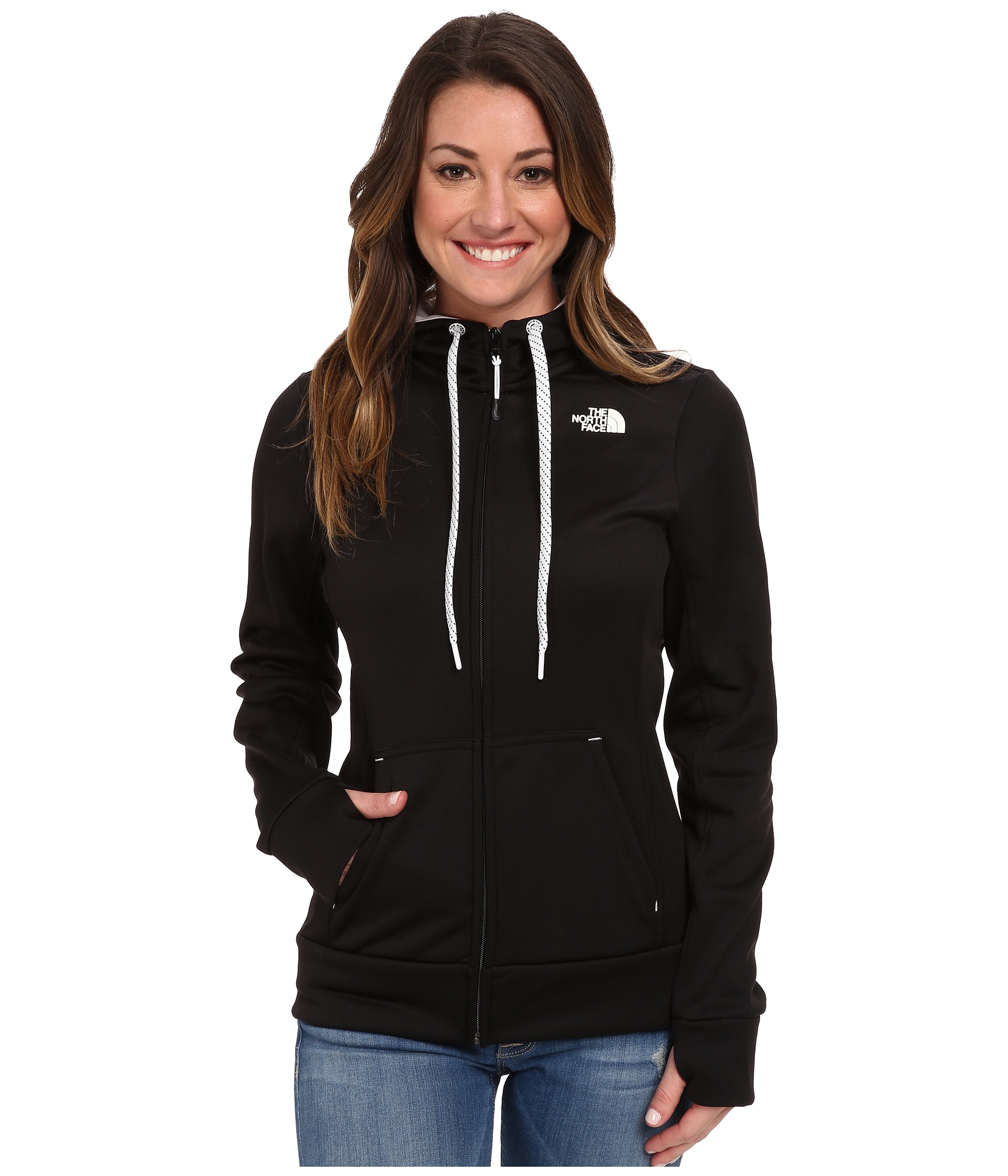 north face women's fave full zip hoodie