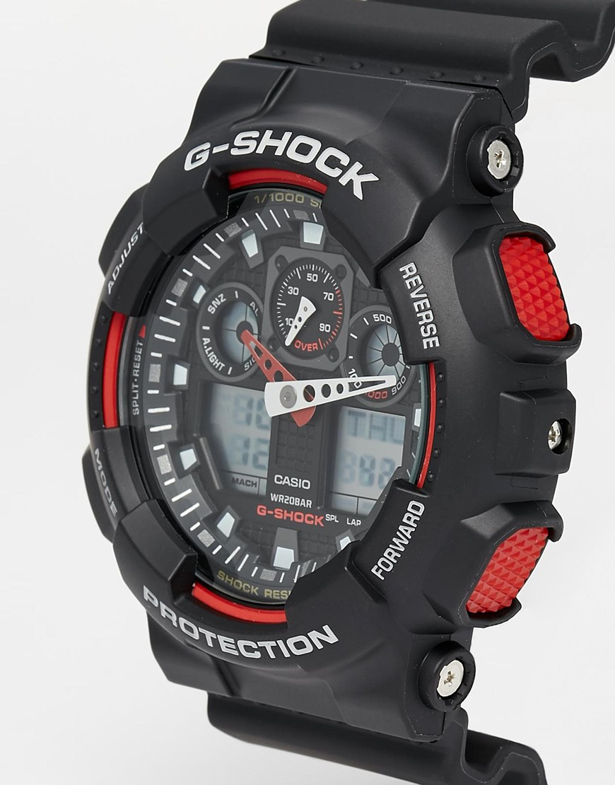 g shock ga100 black