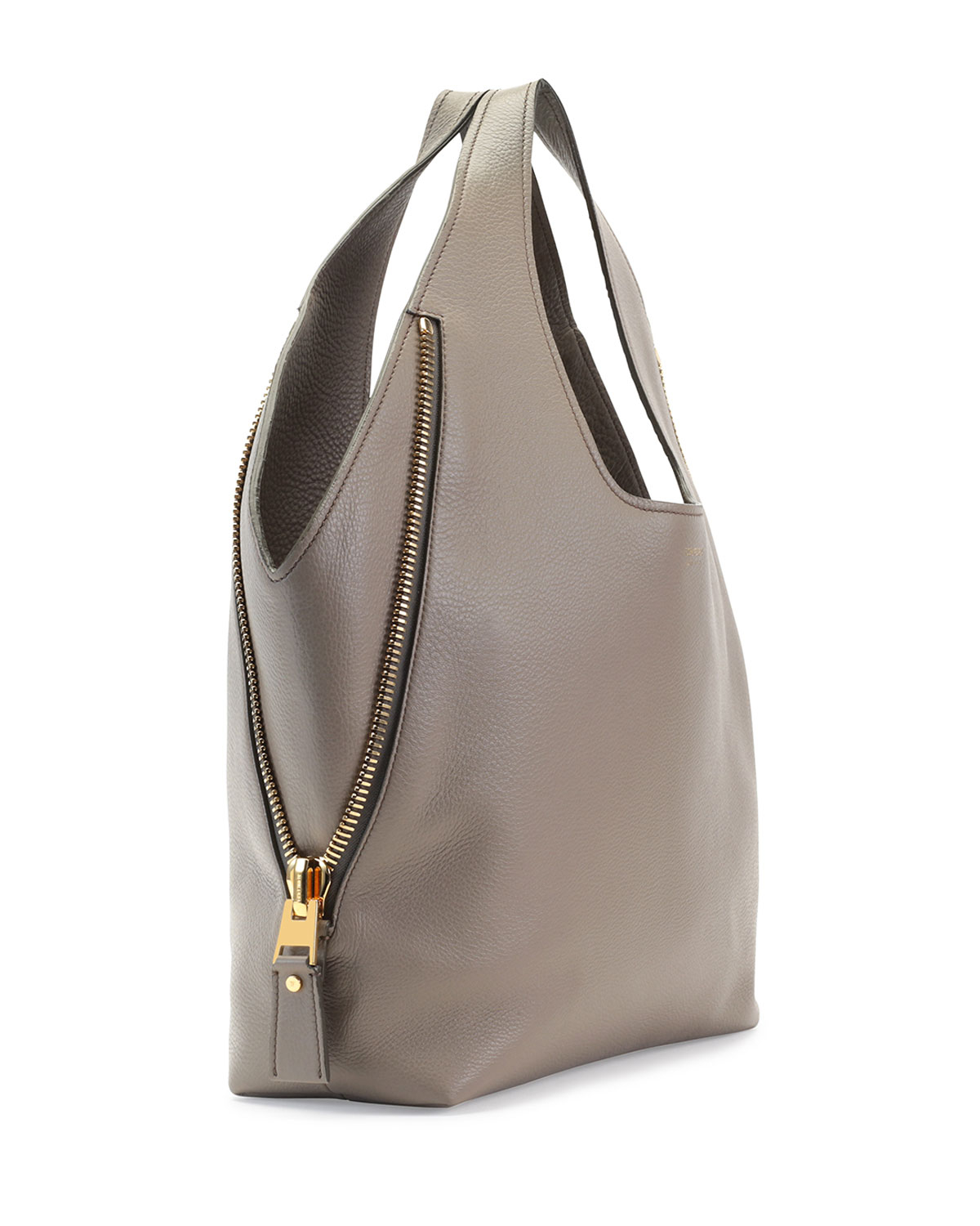 Lyst Tom Ford Jennifer SideZip Leather Hobo Bag in Brown