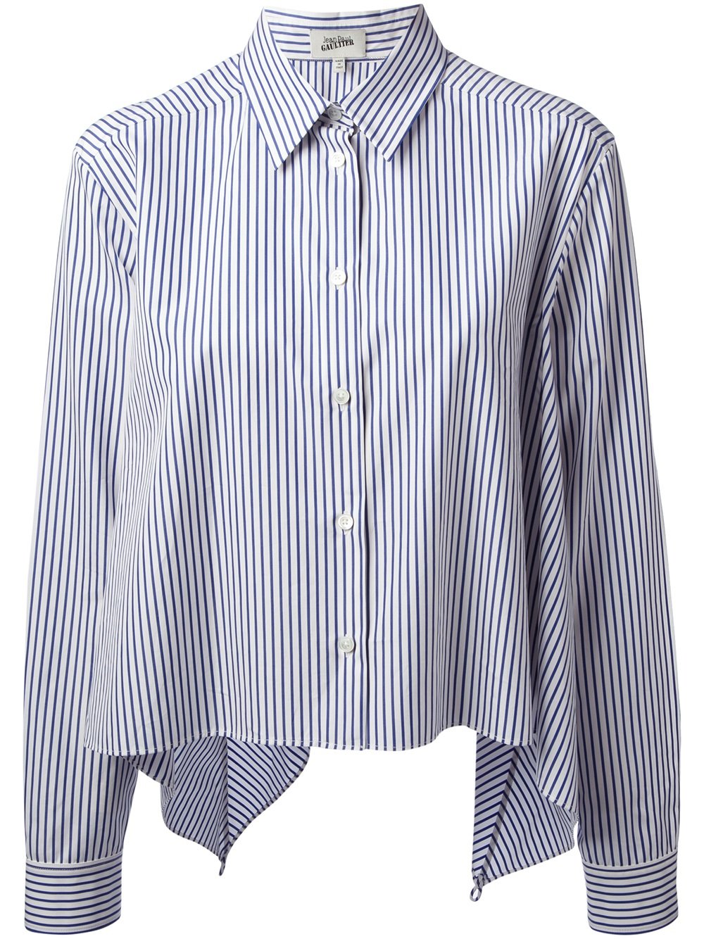 Lyst - Jean Paul Gaultier Striped Shirt in Blue